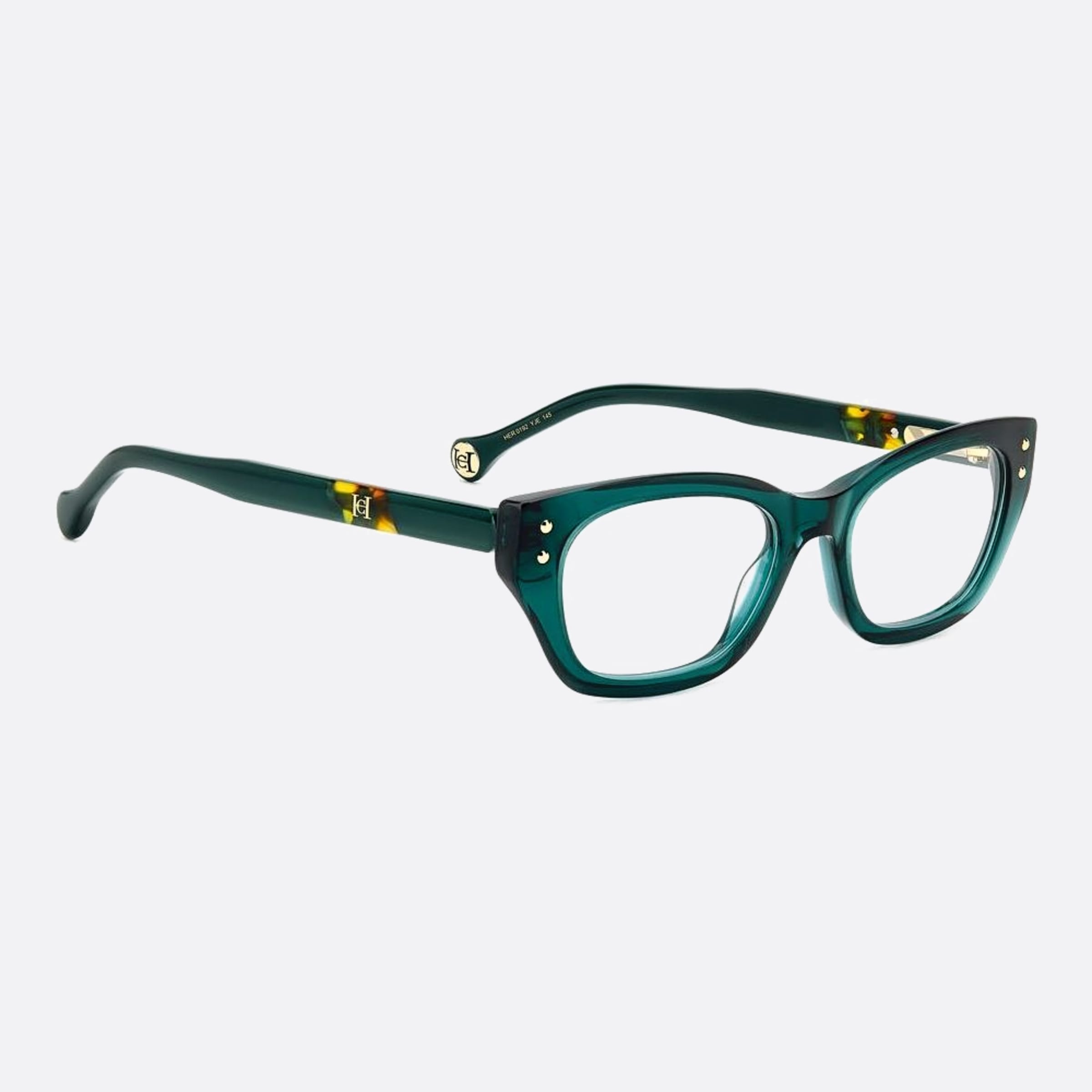 Carolina 50mm Herrera Her Yje Havana Cat Eye Women Eyeglasses - Detail View