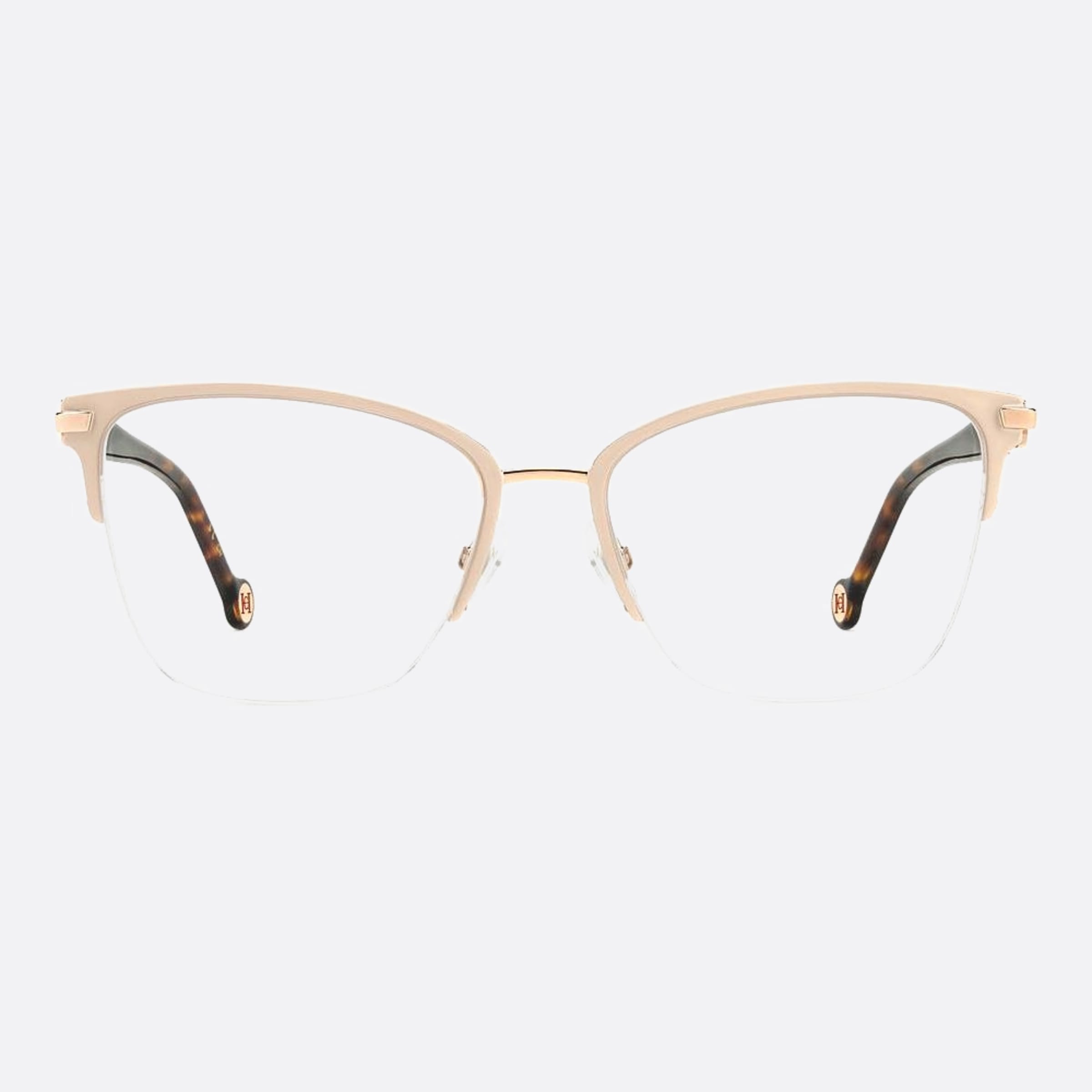 Carolina 56mm Herrera Her Eyr Gold Cat Eye Women Eyeglasses - Main View