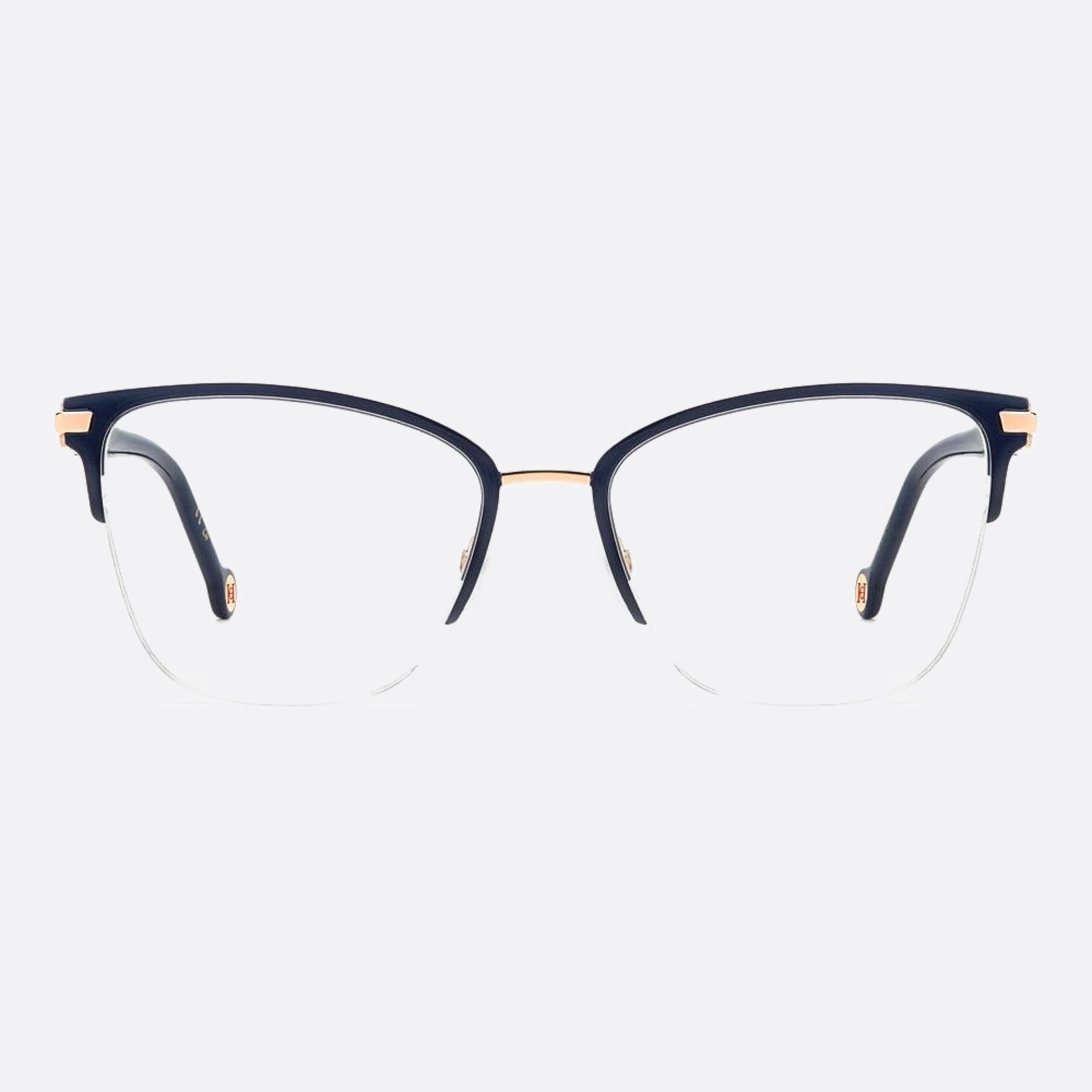 Carolina 56mm Herrera Her Lks Gold Cat Eye Women Eyeglasses - Main View