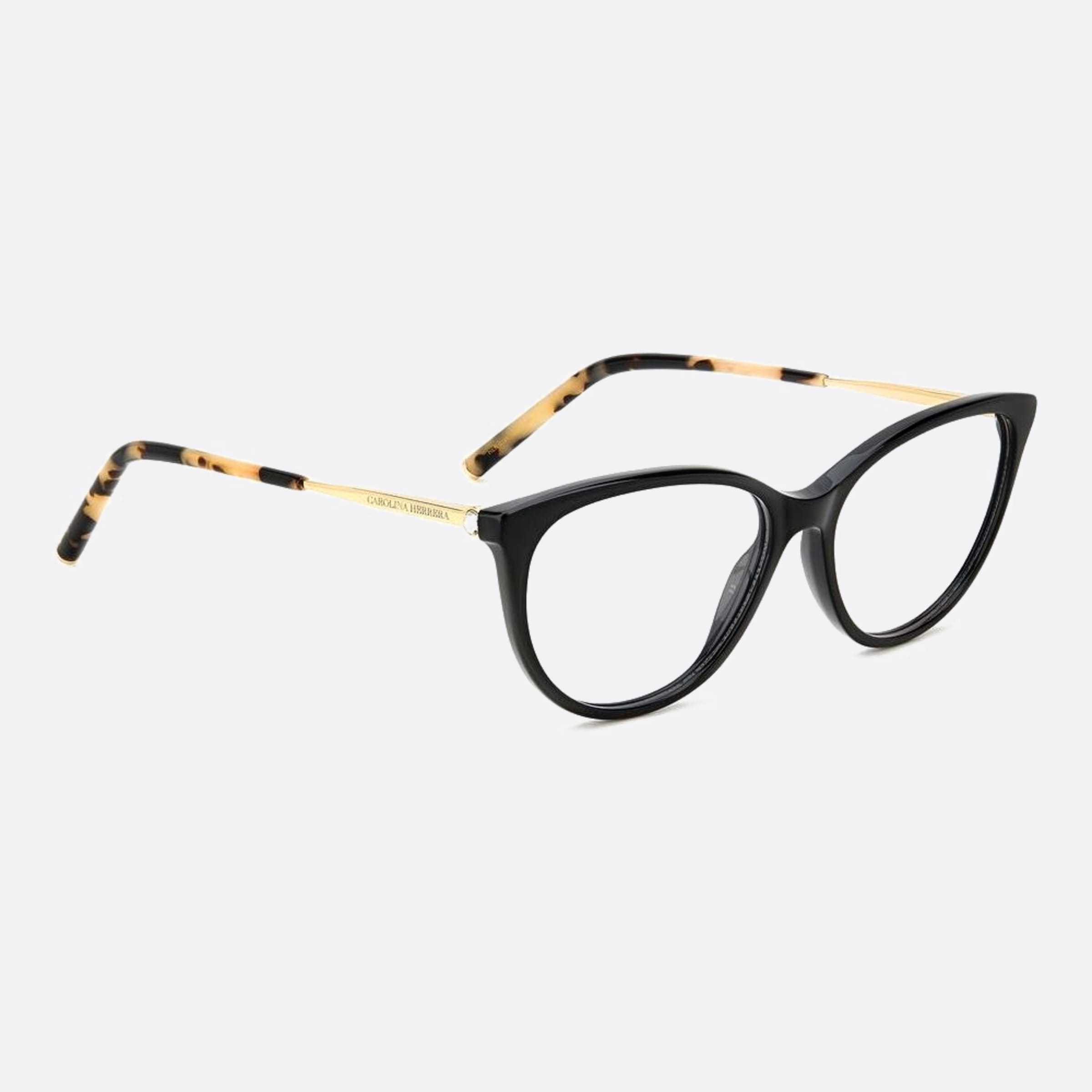 Carolina 55mm Herrera Her 2m2 Black Cat Eye Women Eyeglasses - Lifestyle Shot