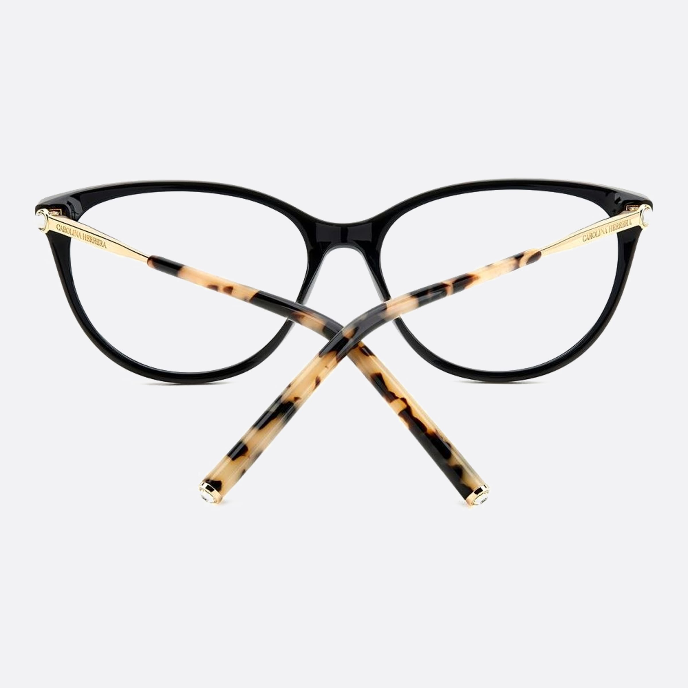 Carolina 55mm Herrera Her 2m2 Black Cat Eye Women Eyeglasses - Additional Angle