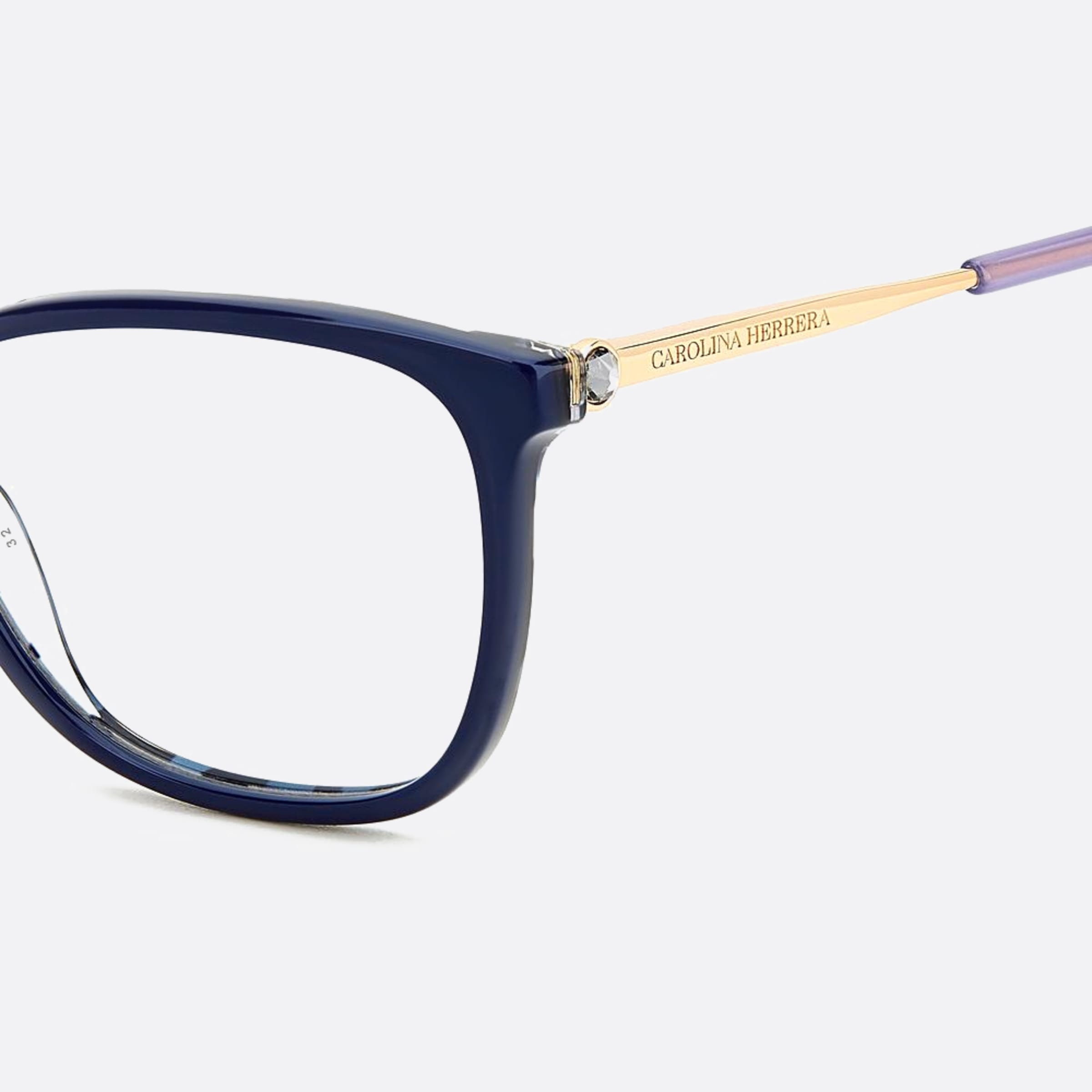 Carolina 54mm Herrera Her Ky2 Blue Cat Eye Women Eyeglasses - Detail View