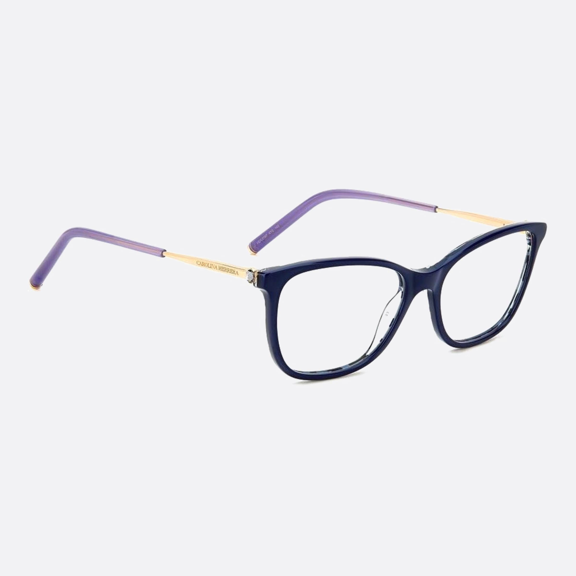 Carolina 54mm Herrera Her Ky2 Blue Cat Eye Women Eyeglasses - Lifestyle Shot