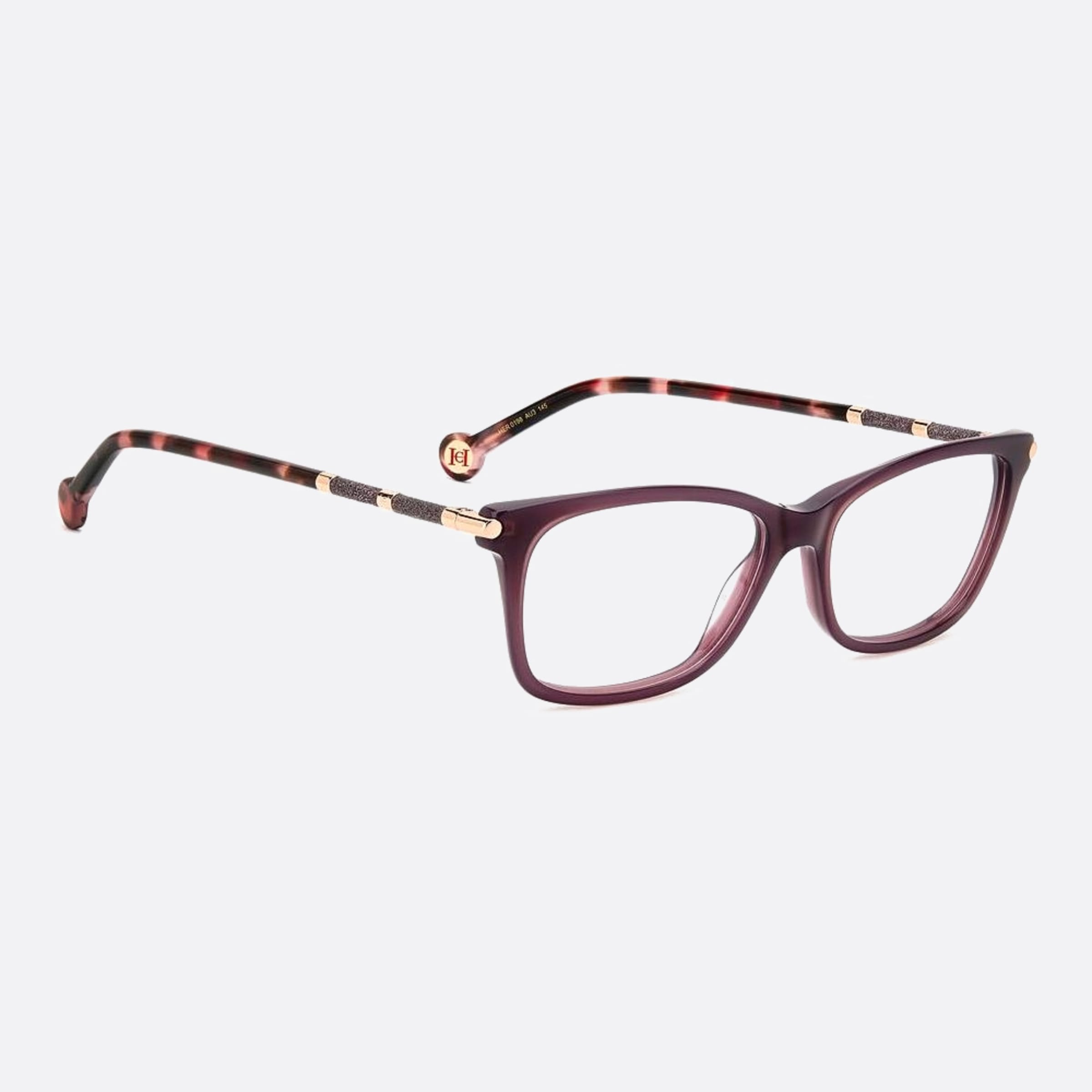 Carolina 53mm Herrera Her Au3 Violet Geometric Women Eyeglasses - Lifestyle Shot