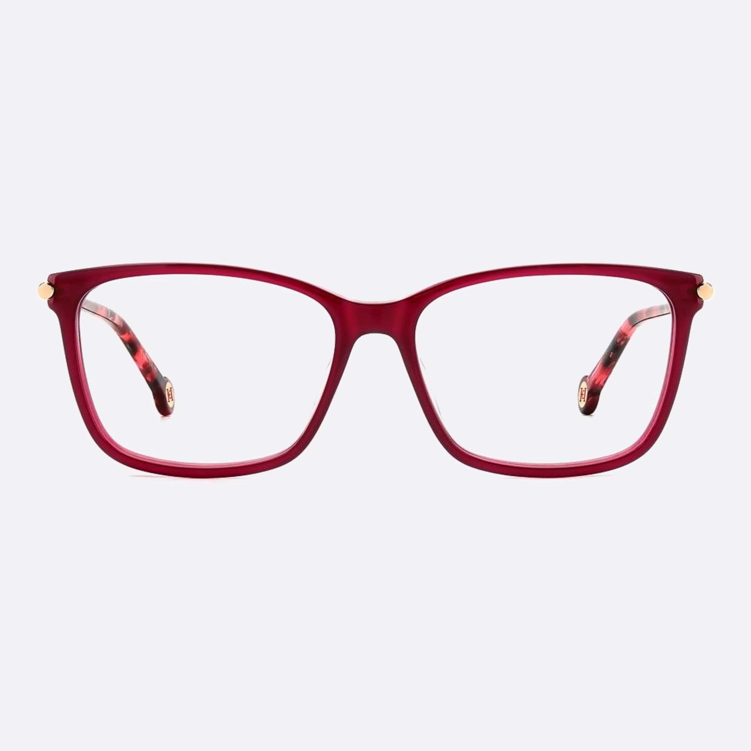 Carolina 55mm Herrera Her 6k3 Red Squared Women Eyeglasses - Main View