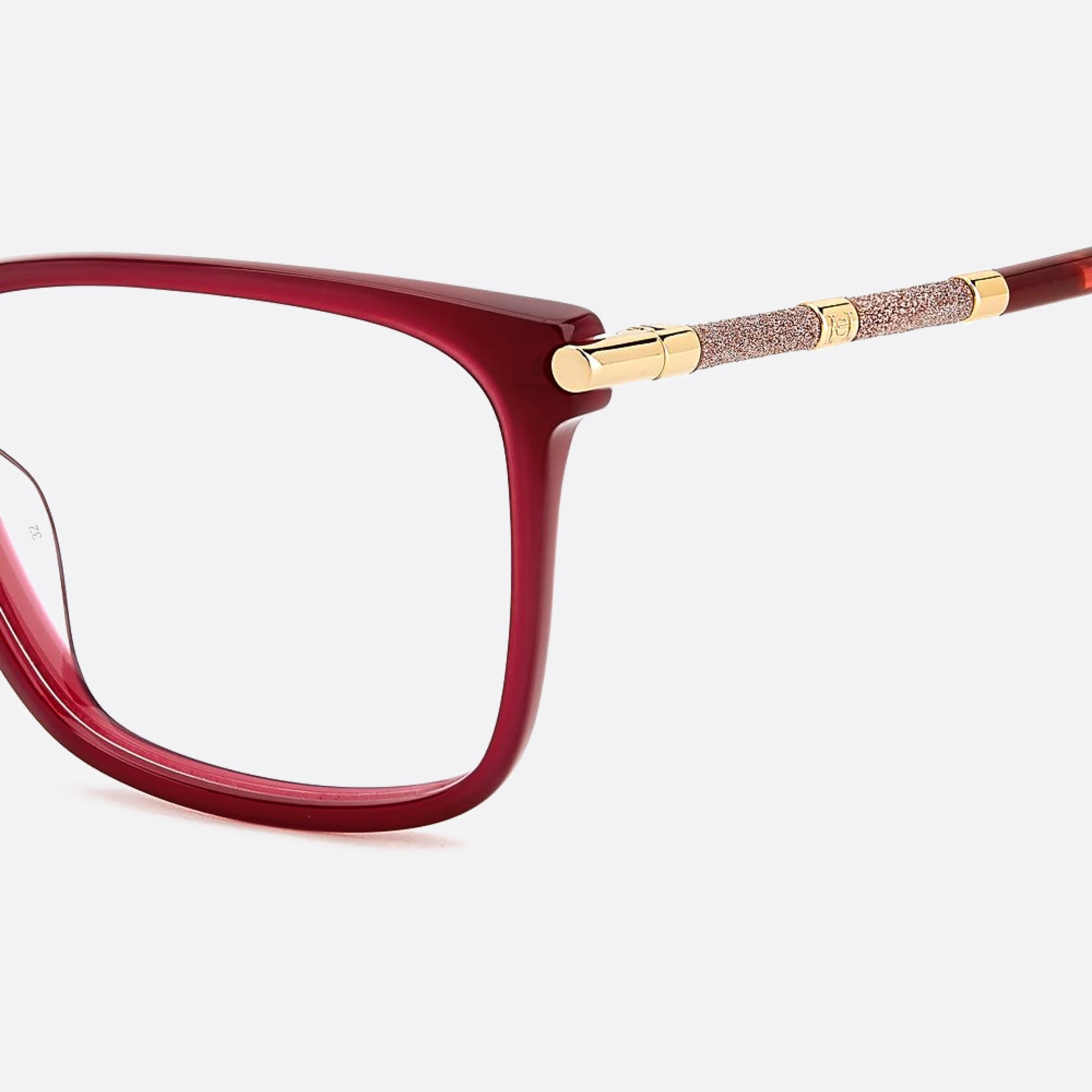 Carolina 55mm Herrera Her 6k3 Red Squared Women Eyeglasses - Detail View