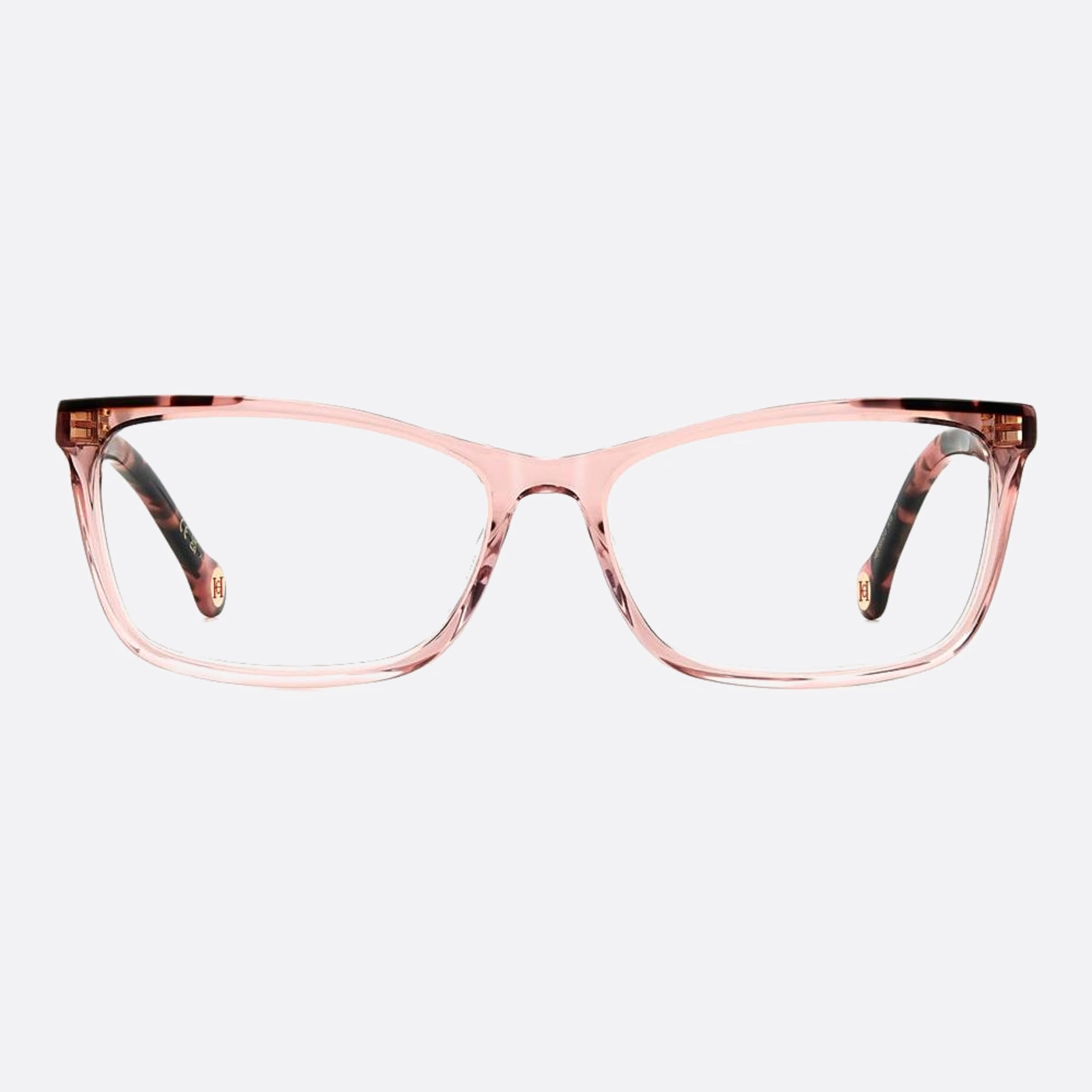 Carolina 56mm Herrera Her Ht8 Havana Geometric Women Eyeglasses - Main View
