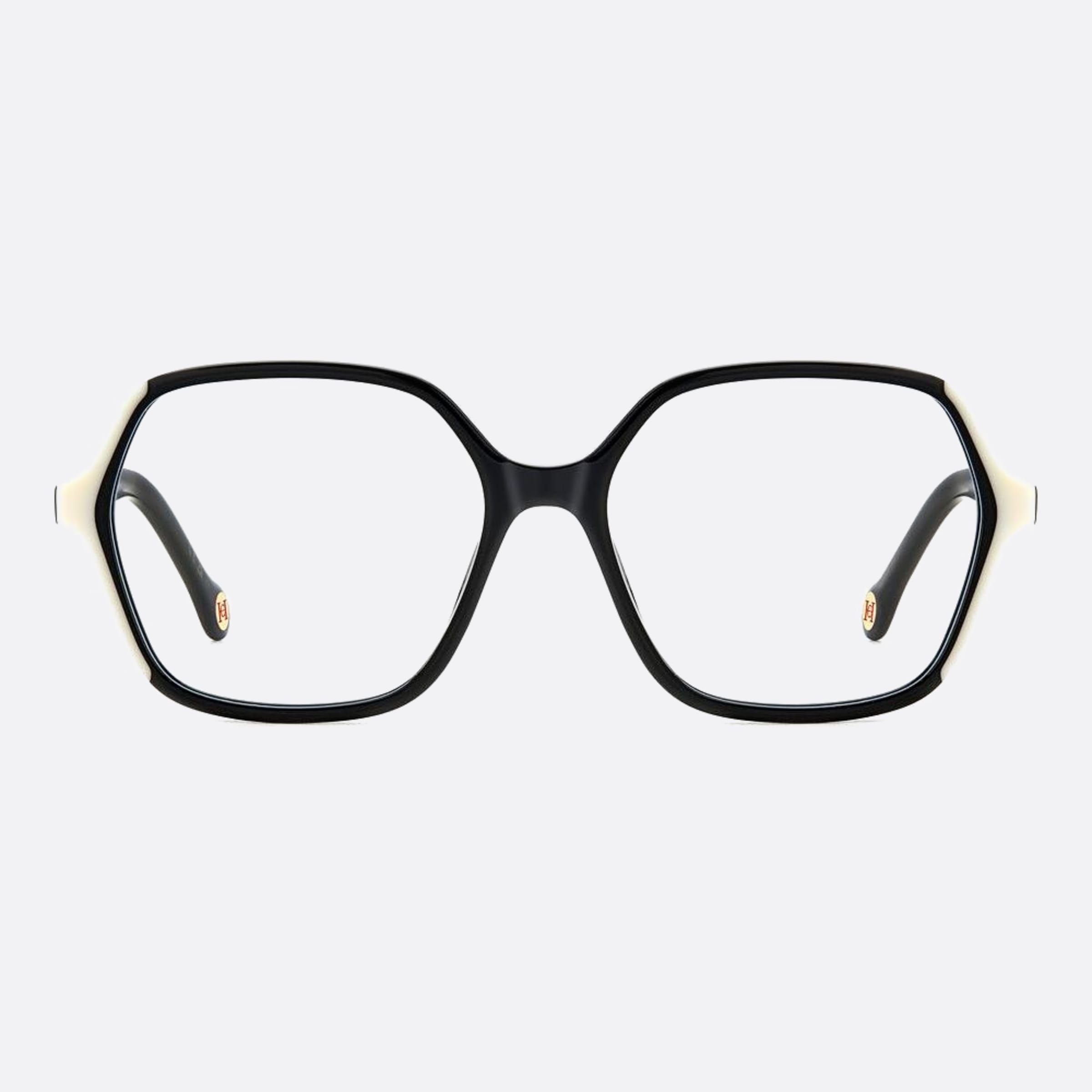 Carolina 54mm Herrera Her 80s Black Geometric Women Eyeglasses - Main View