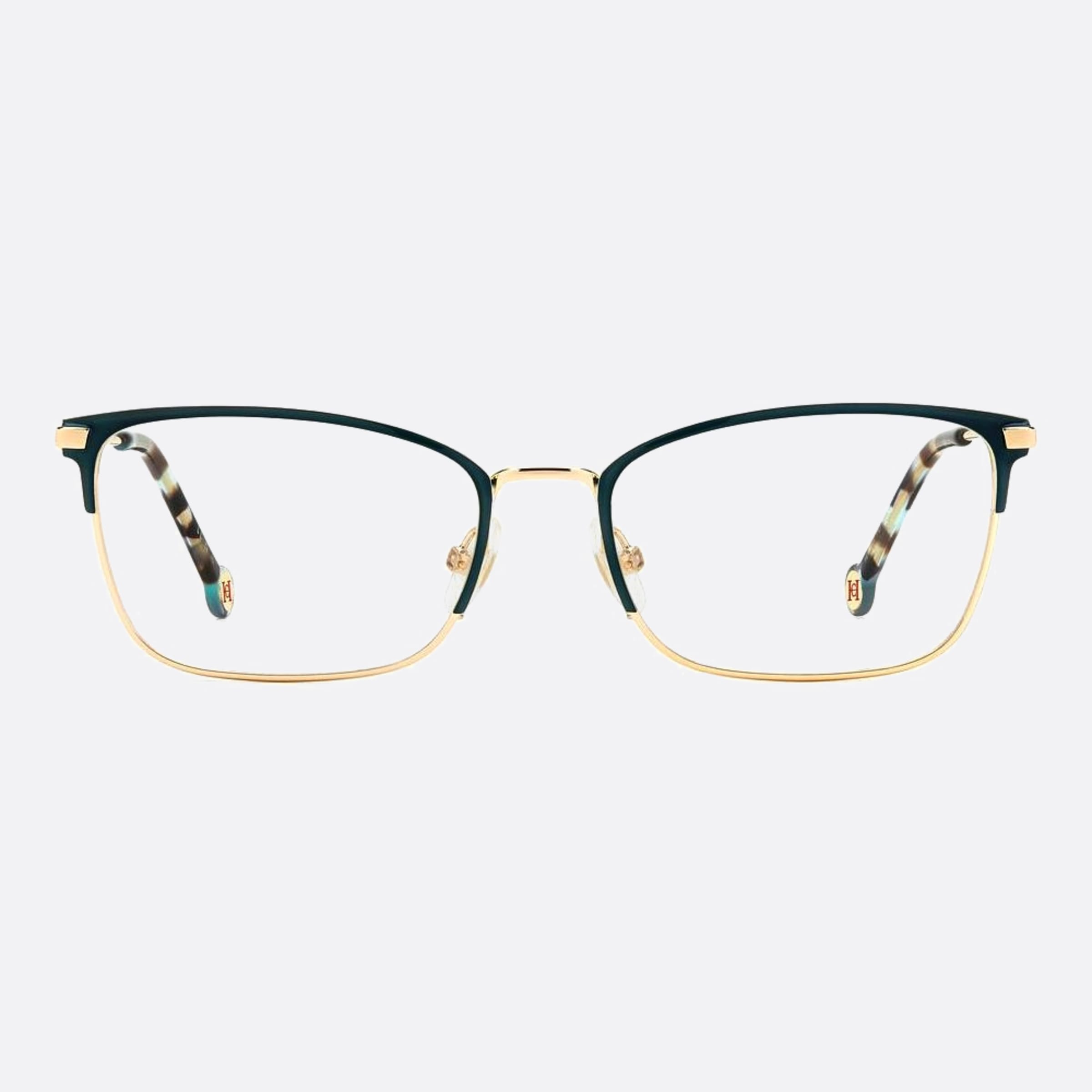 Carolina 54mm Herrera Her Pef Green Geometric Women Eyeglasses - Main View