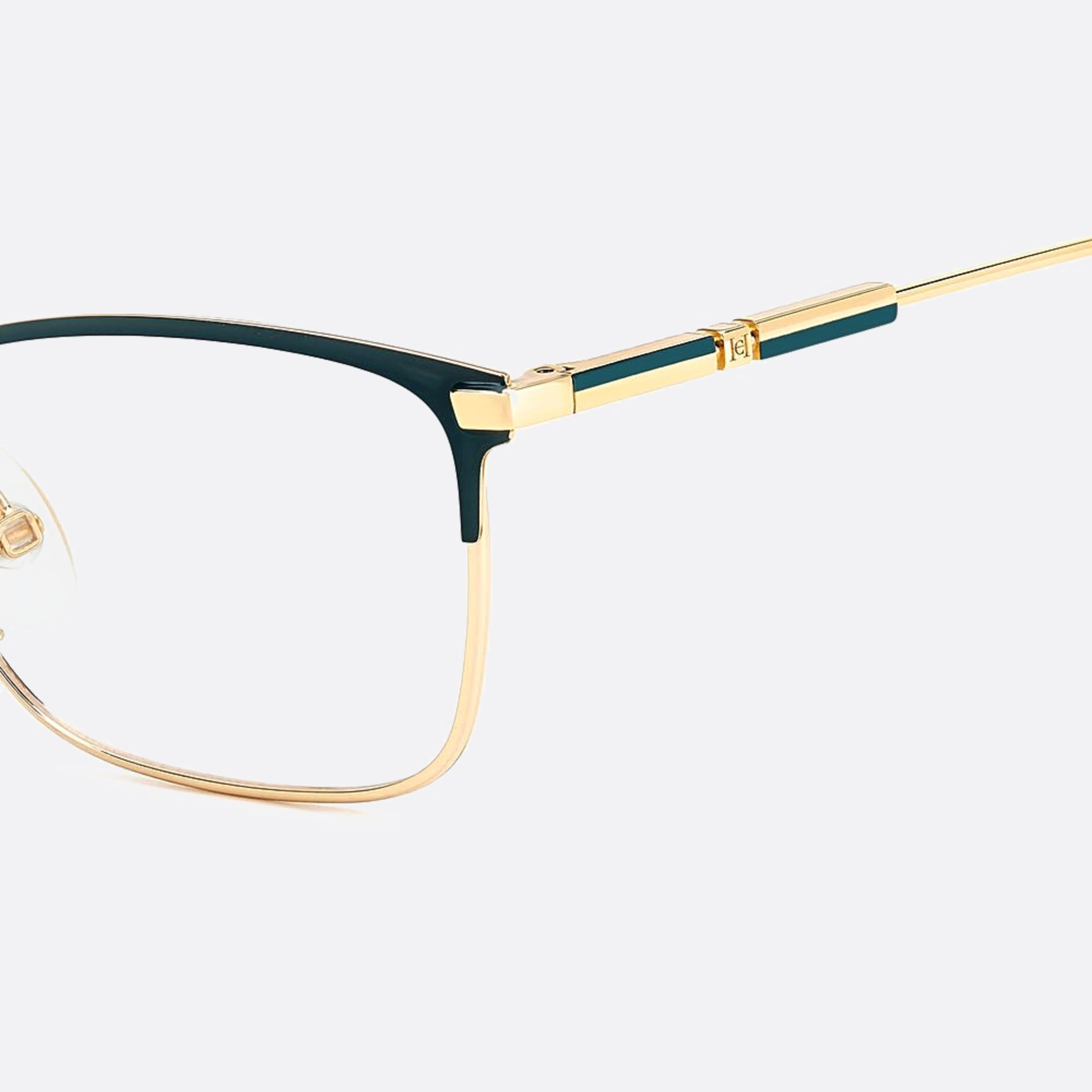 Carolina 54mm Herrera Her Pef Green Geometric Women Eyeglasses - Detail View