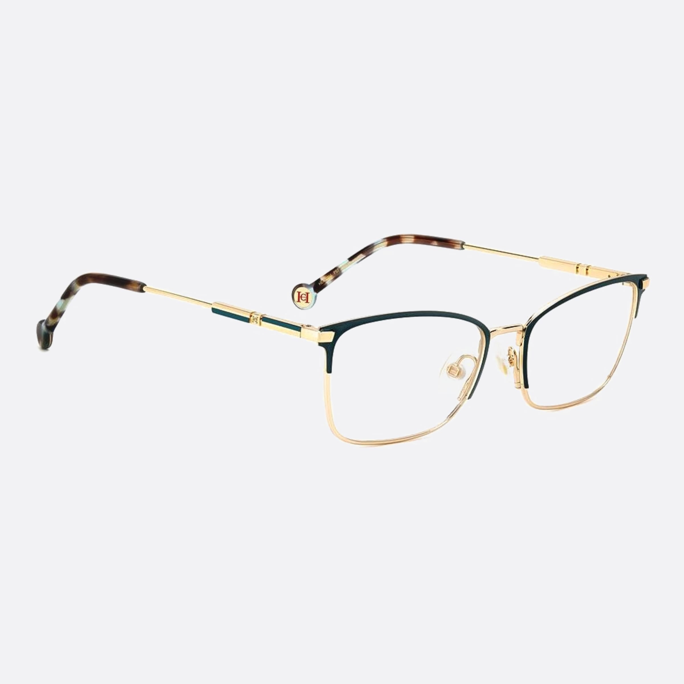 Carolina 54mm Herrera Her Pef Green Geometric Women Eyeglasses - Lifestyle Shot