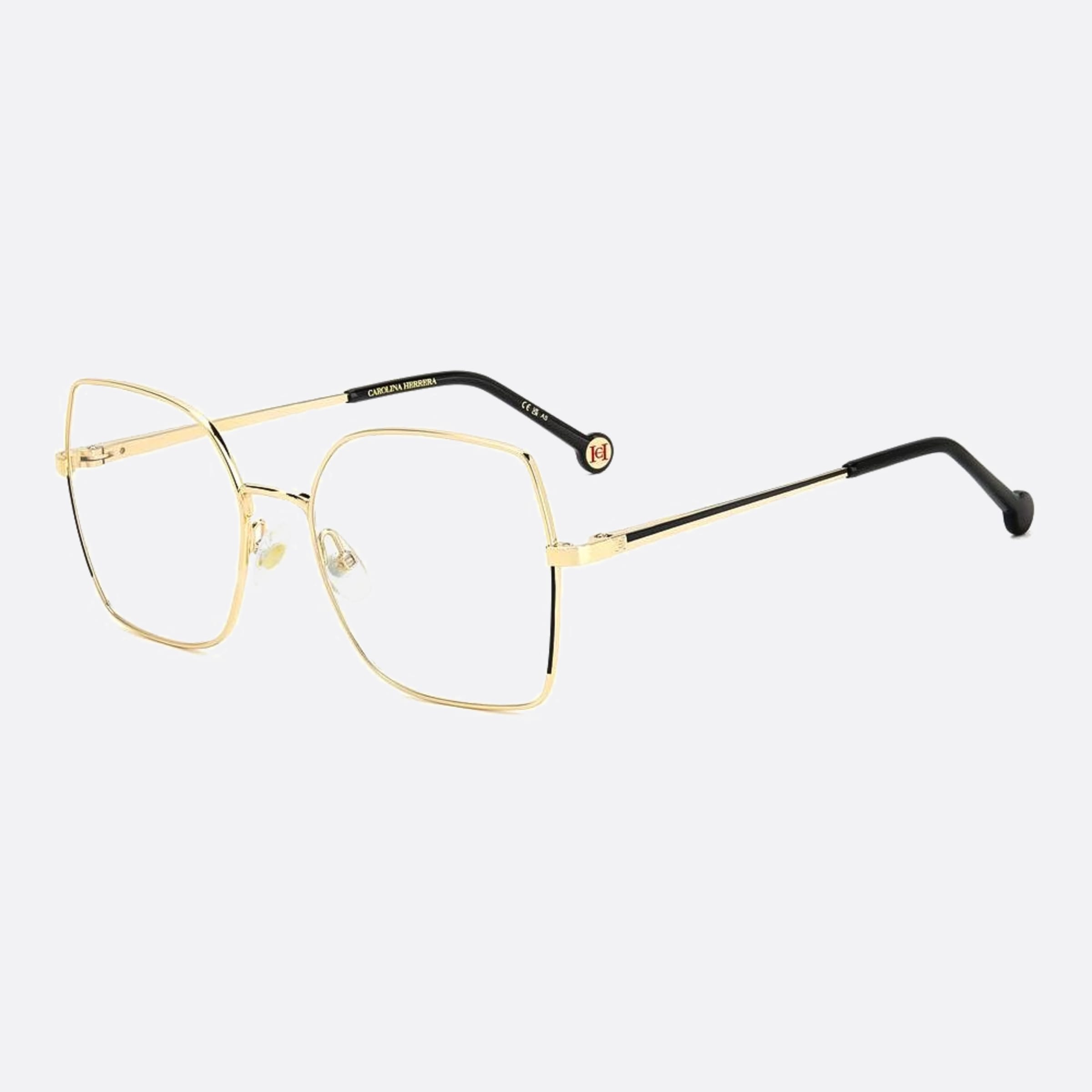 Carolina 55mm Herrera Her 2m2 Gold Squared Women Eyeglasses - Side View