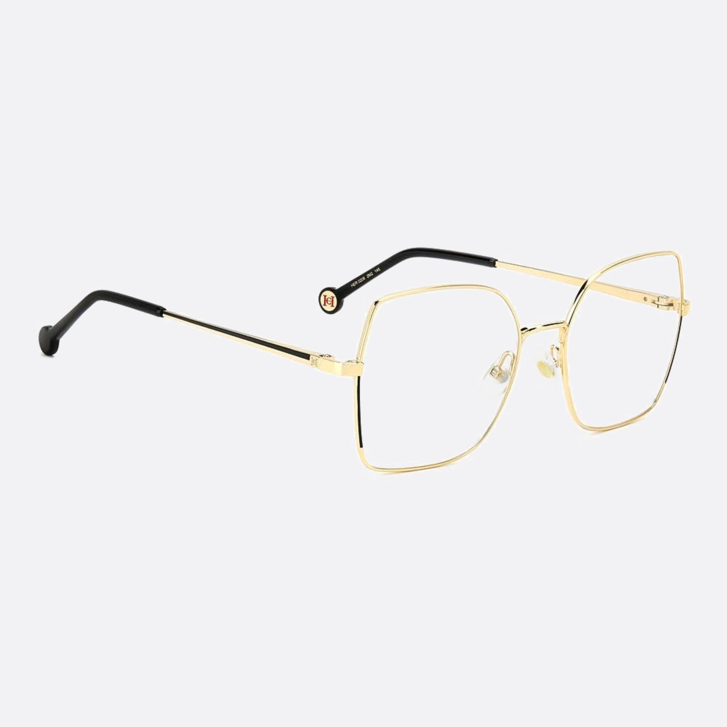 Carolina 55mm Herrera Her 2m2 Gold Squared Women Eyeglasses - Detail View