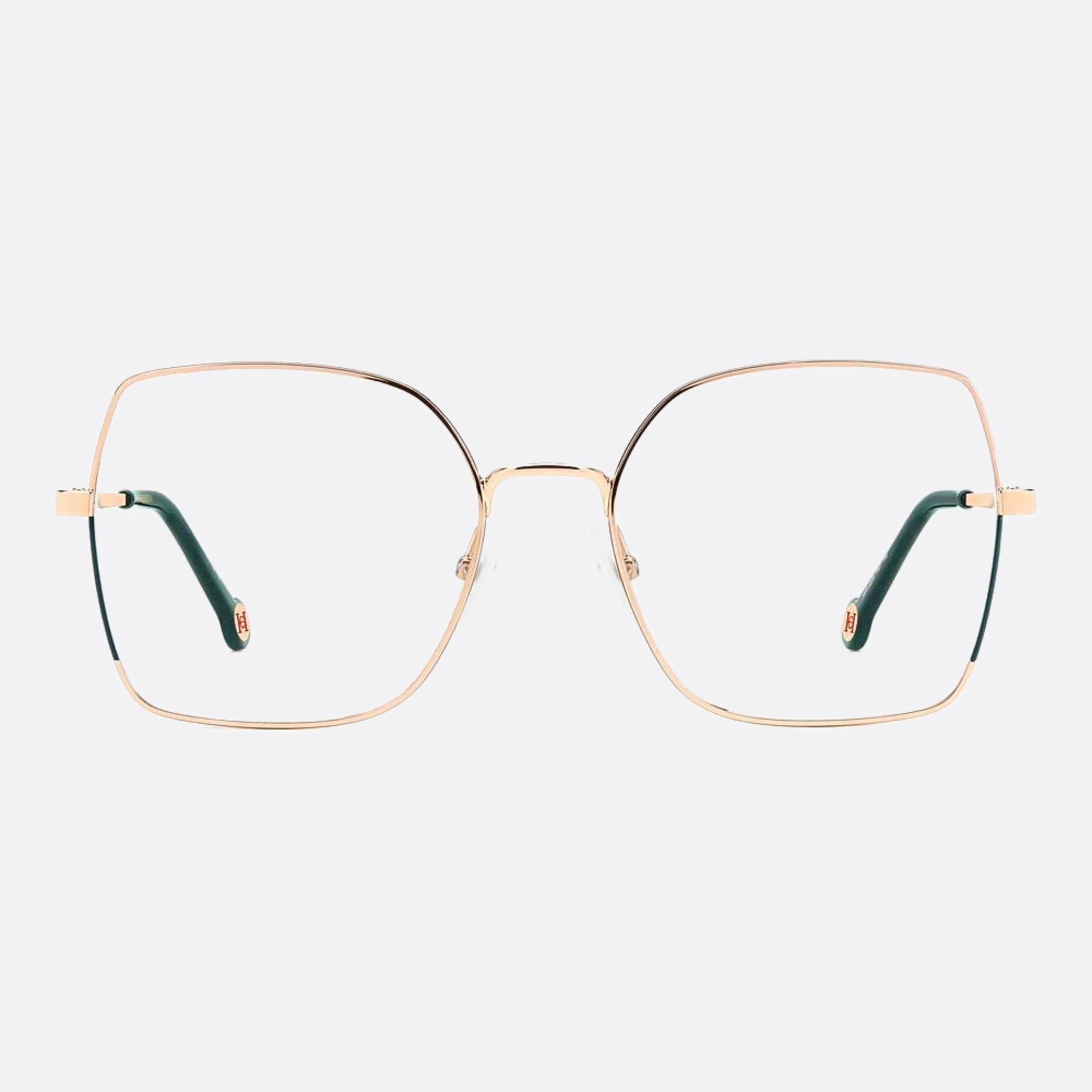 Carolina 55mm Herrera Her Pef Green Squared Women Eyeglasses - Main View