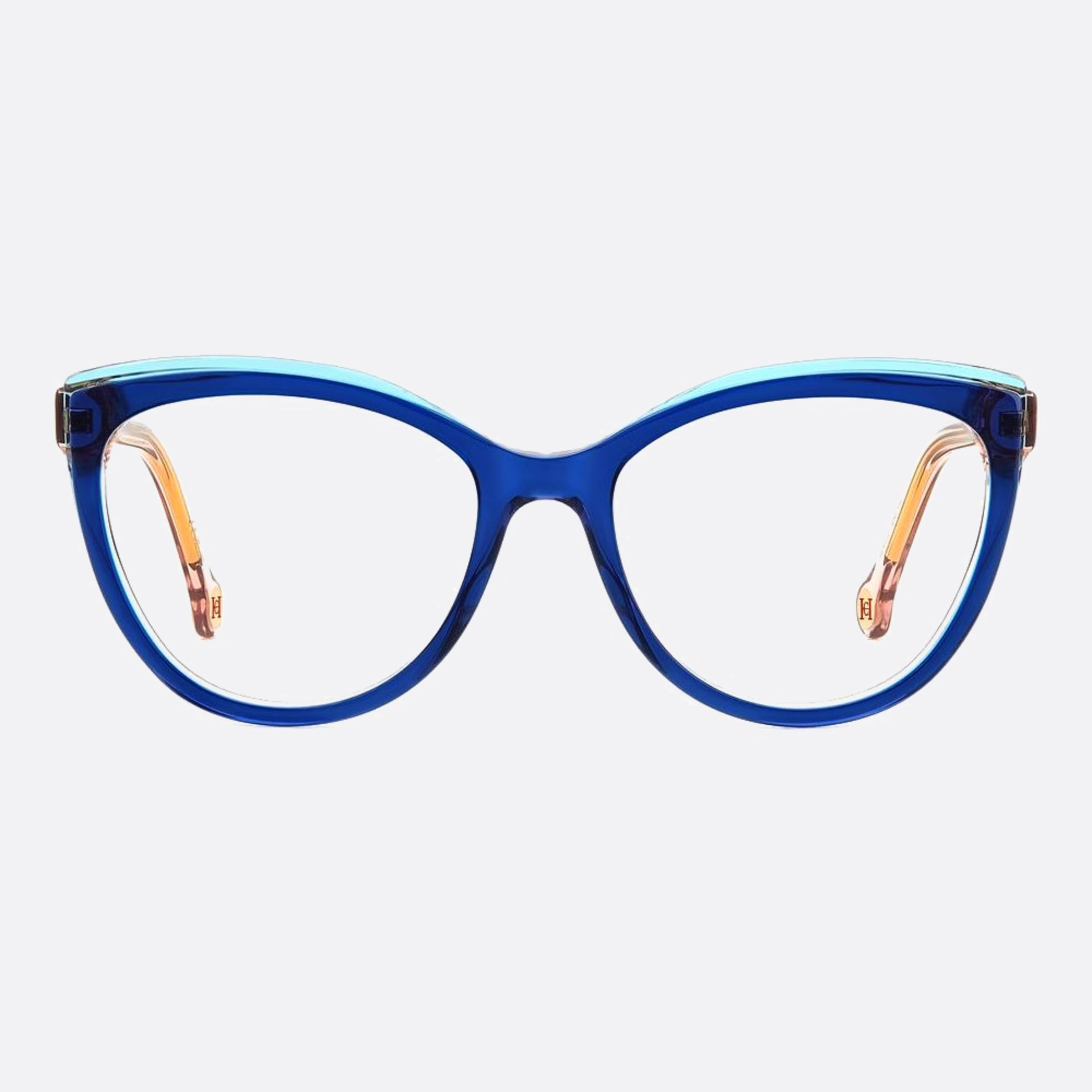 Carolina 53mm Herrera Her Br0 Blue Cat Eye Women Eyeglasses - Main View