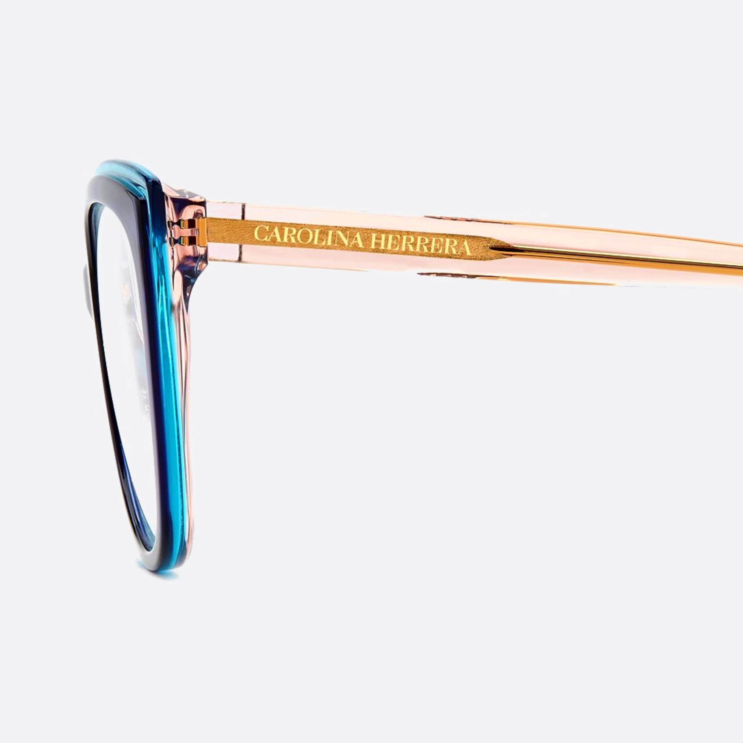 Carolina 53mm Herrera Her Br0 Blue Cat Eye Women Eyeglasses - Lifestyle Shot
