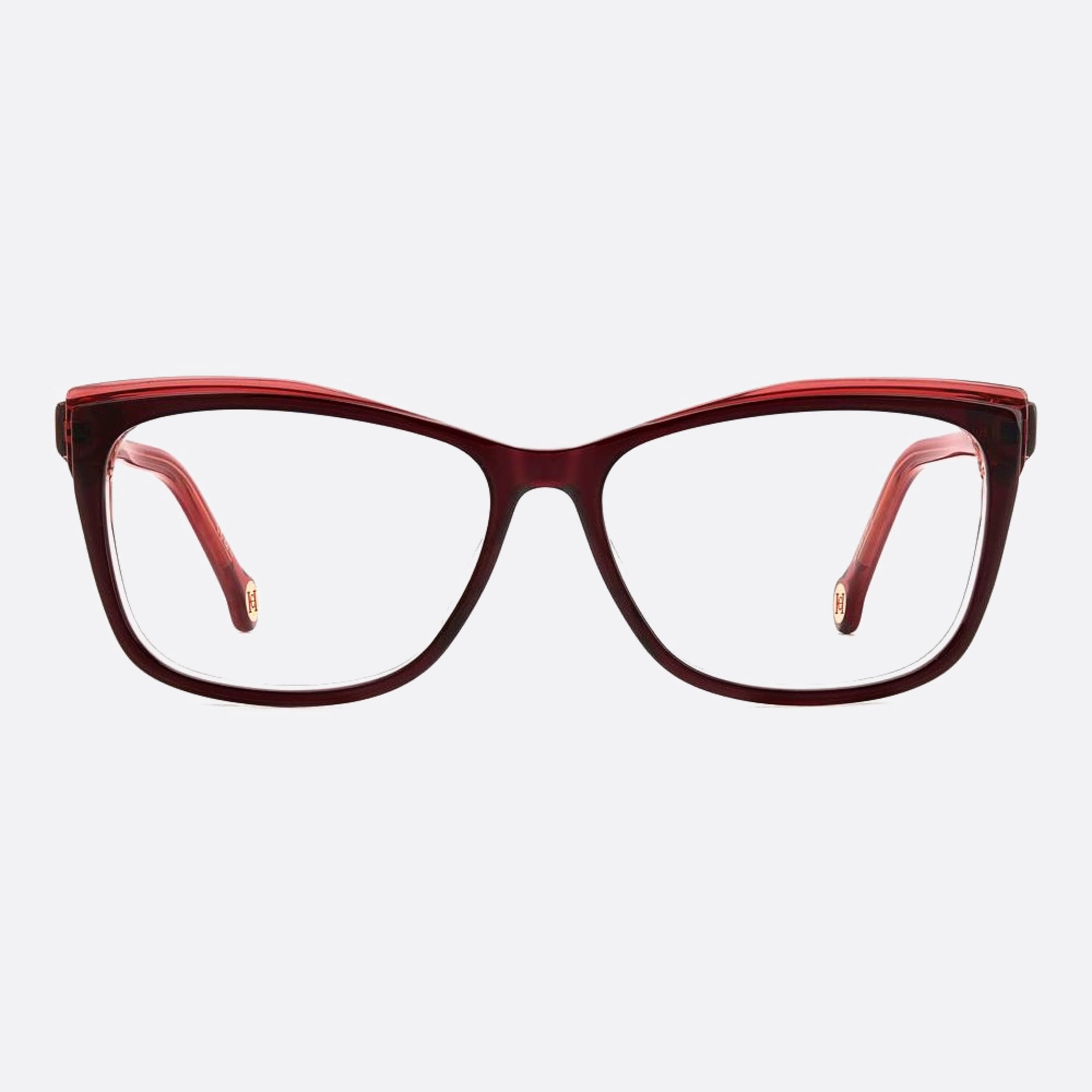 Carolina 55mm Herrera Her C8c Red Geometric Women Eyeglasses - Main View