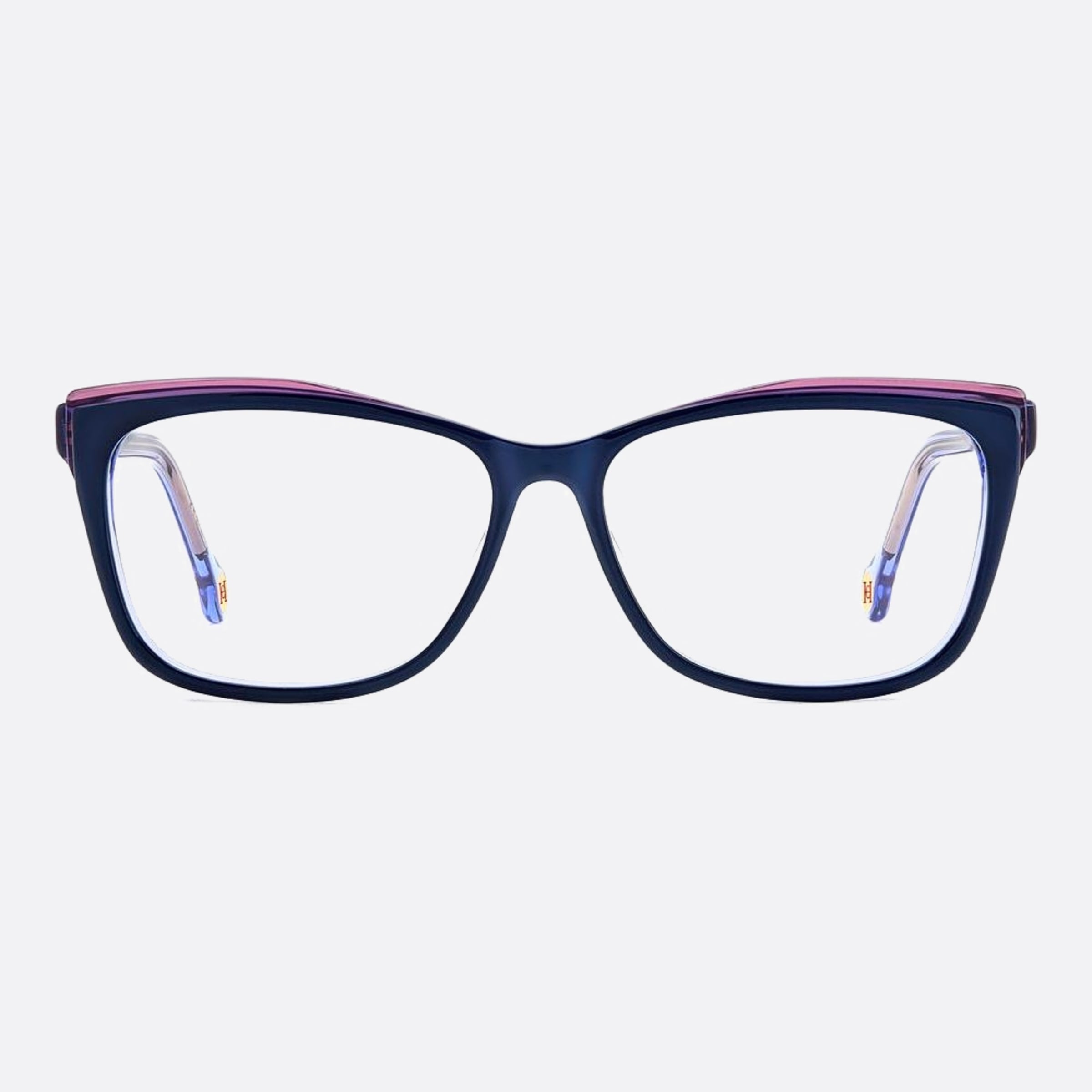 Carolina 55mm Herrera Her Woi Violet Geometric Women Eyeglasses - Main View