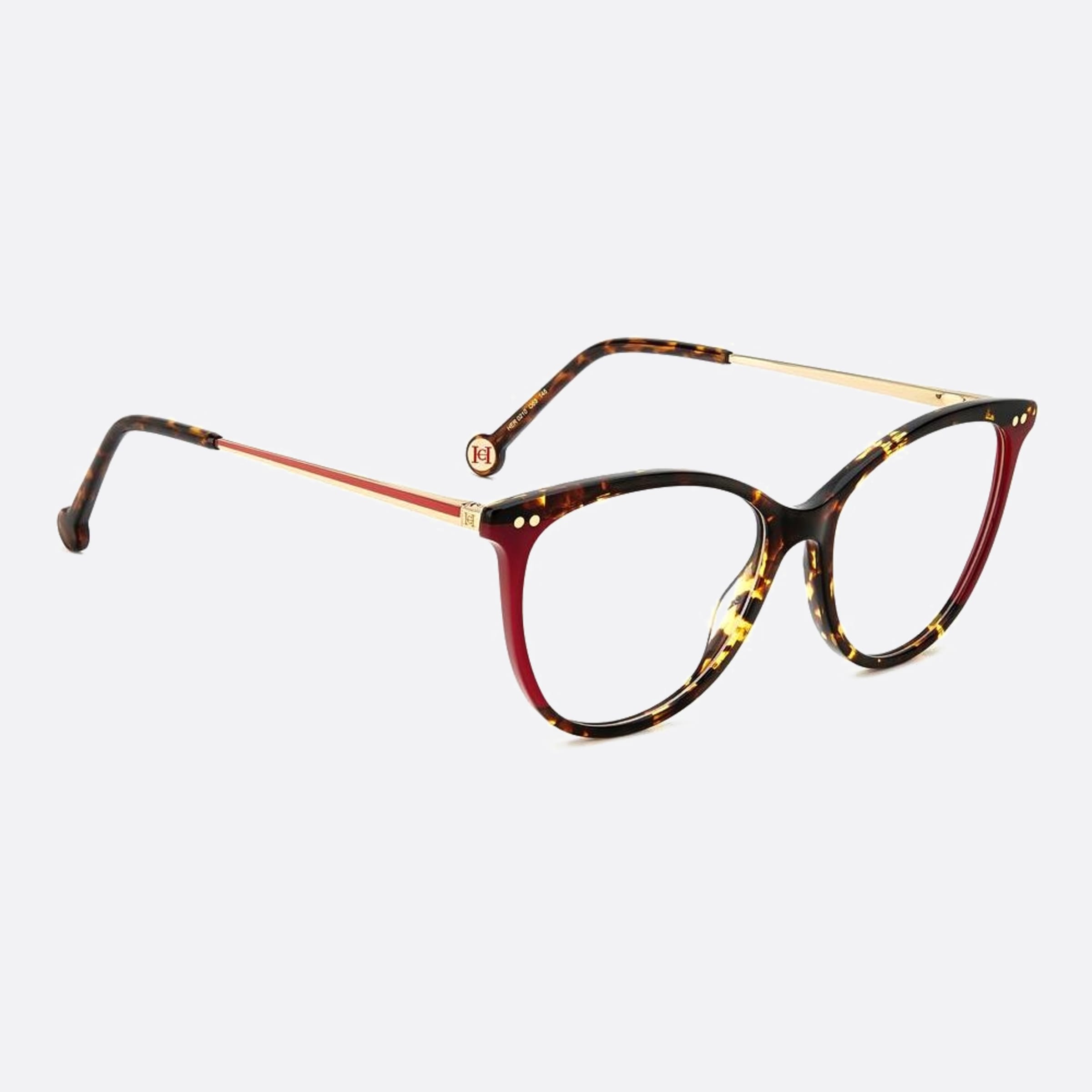Carolina 52mm Herrera Her O63 Havana Butterfly Women Eyeglasses - Detail View