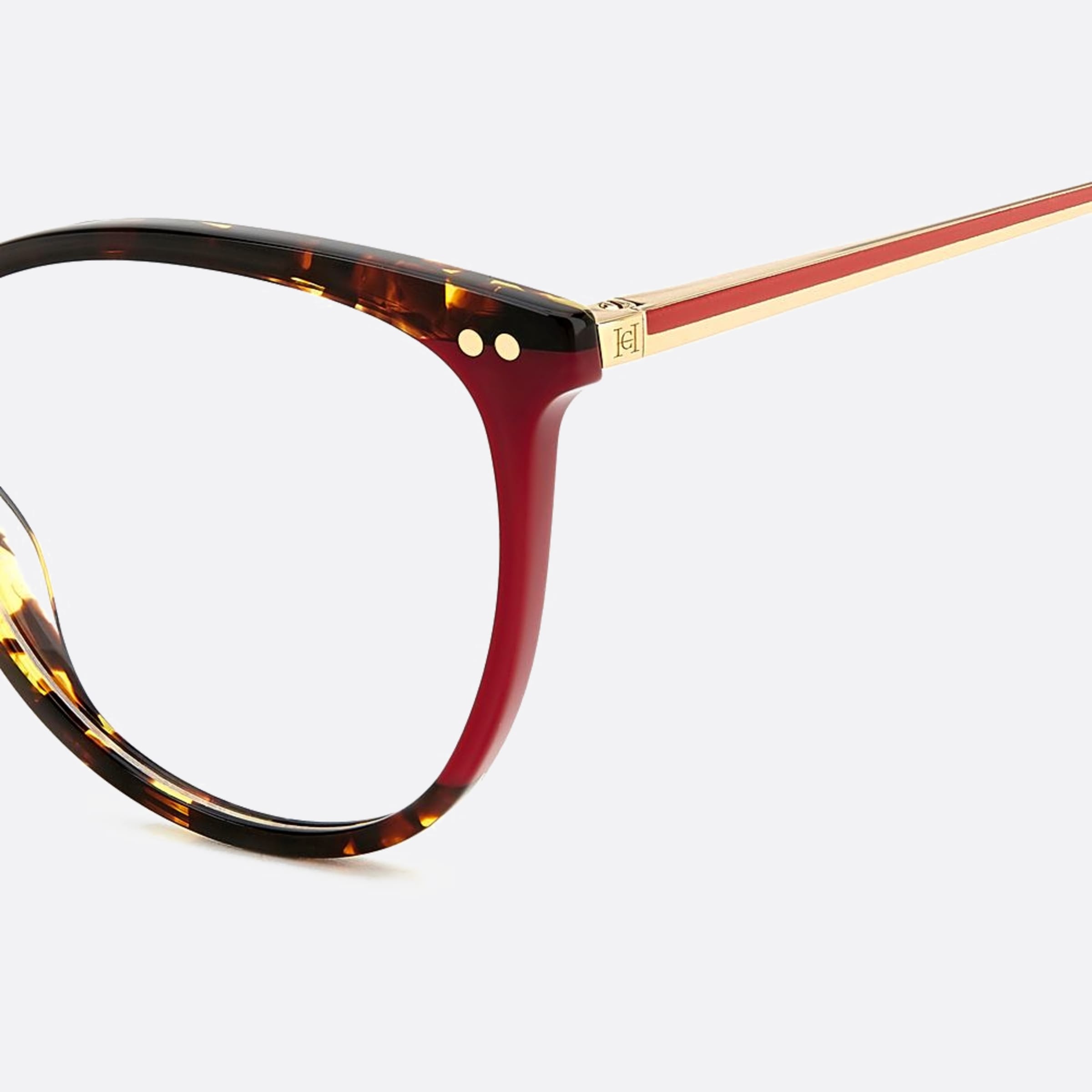Carolina 52mm Herrera Her O63 Havana Butterfly Women Eyeglasses - Lifestyle Shot