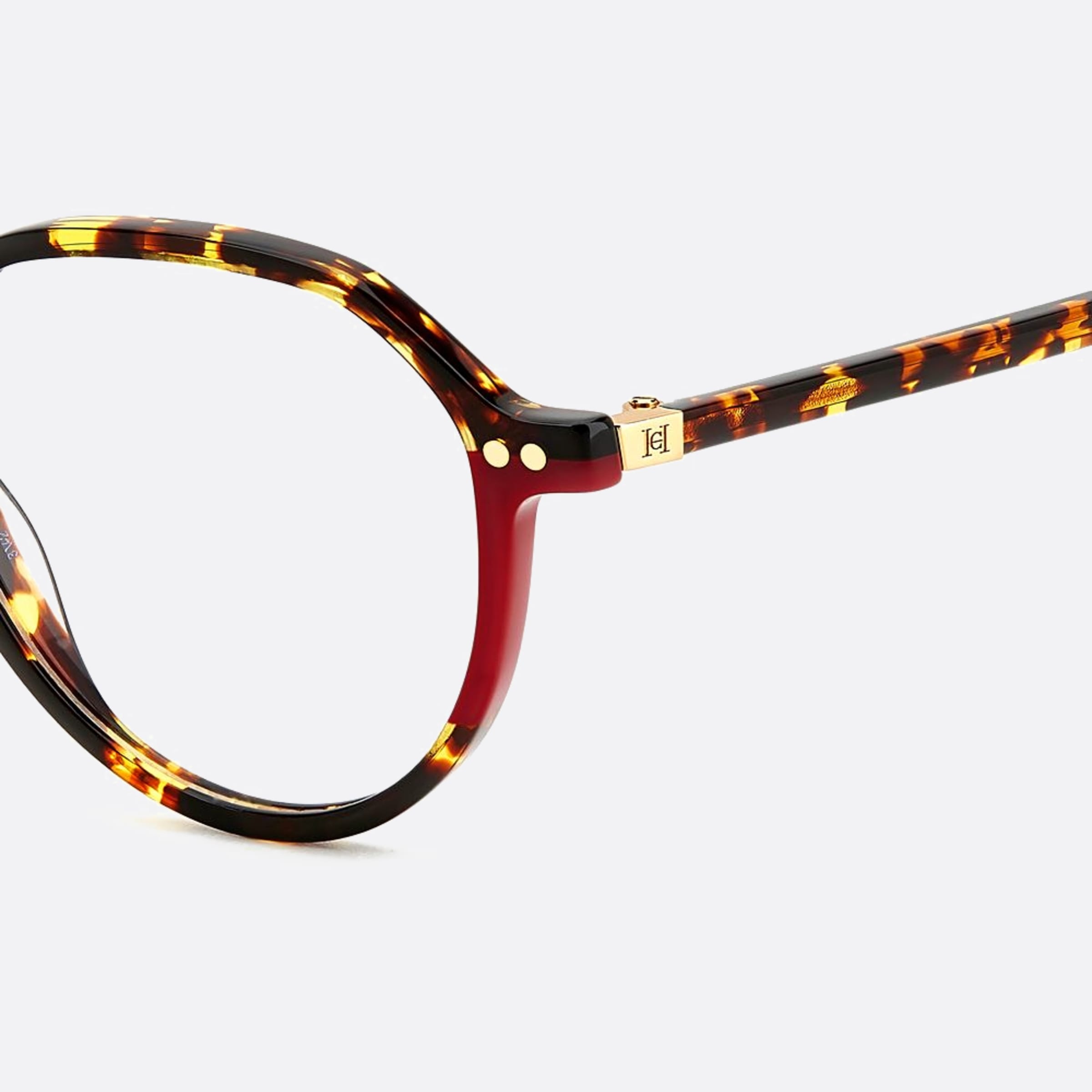 Carolina 50mm Herrera Her O63 Havana Geometric Women Eyeglasses - Lifestyle Shot
