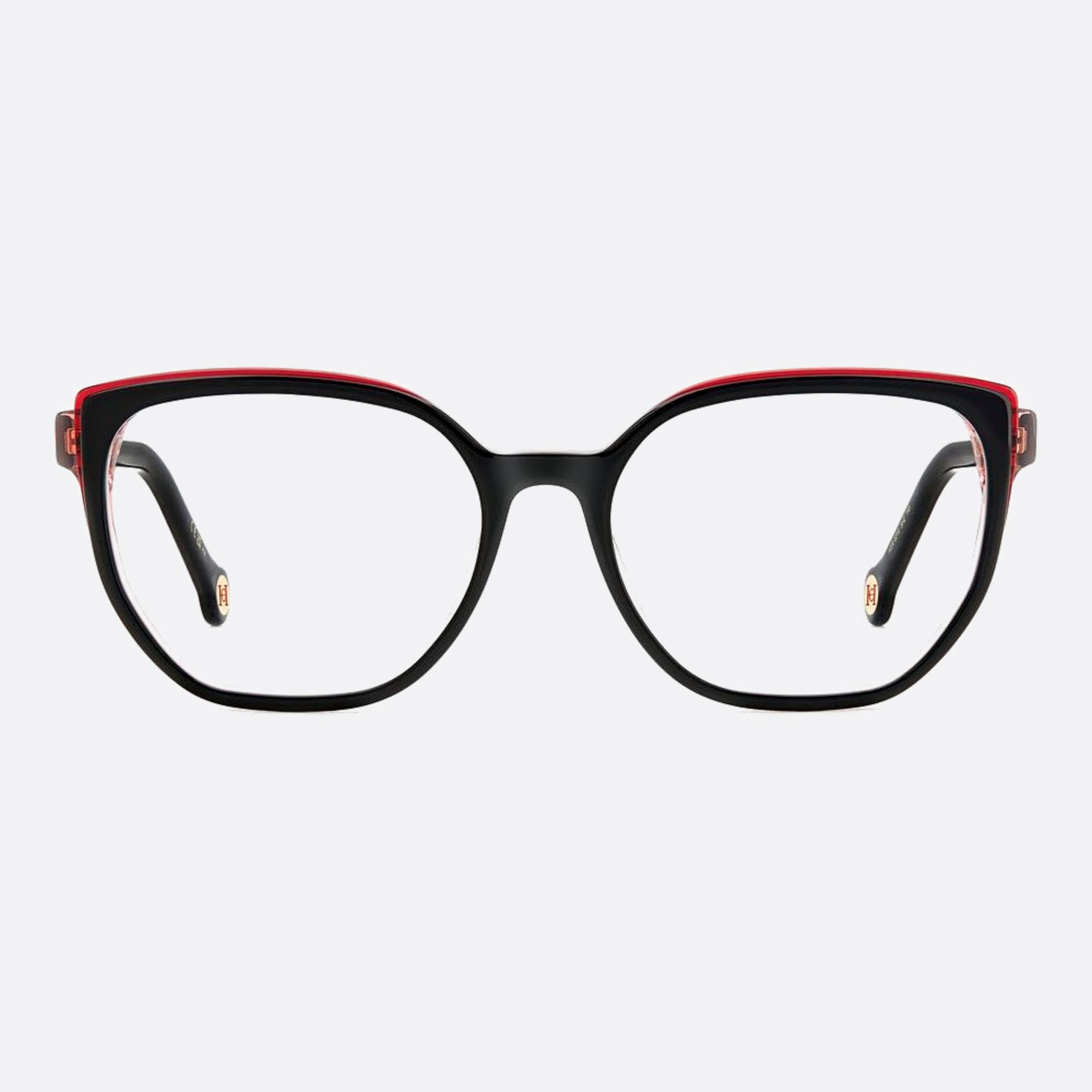 Carolina 52mm Herrera Her 3h2 Black Geometric Women Eyeglasses - Main View