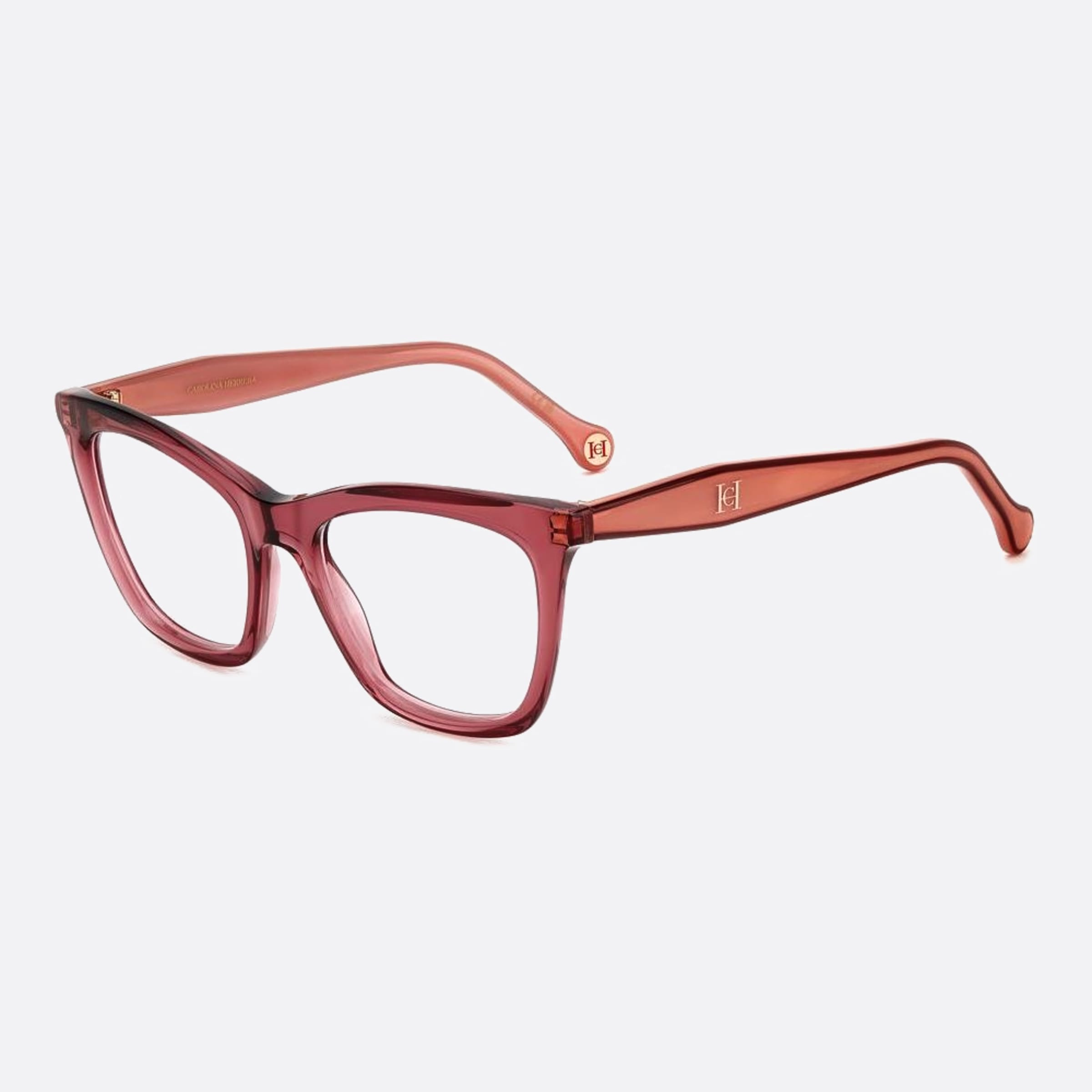 Carolina 51mm Herrera Her 0t5 Pink Squared Women Eyeglasses - Side View