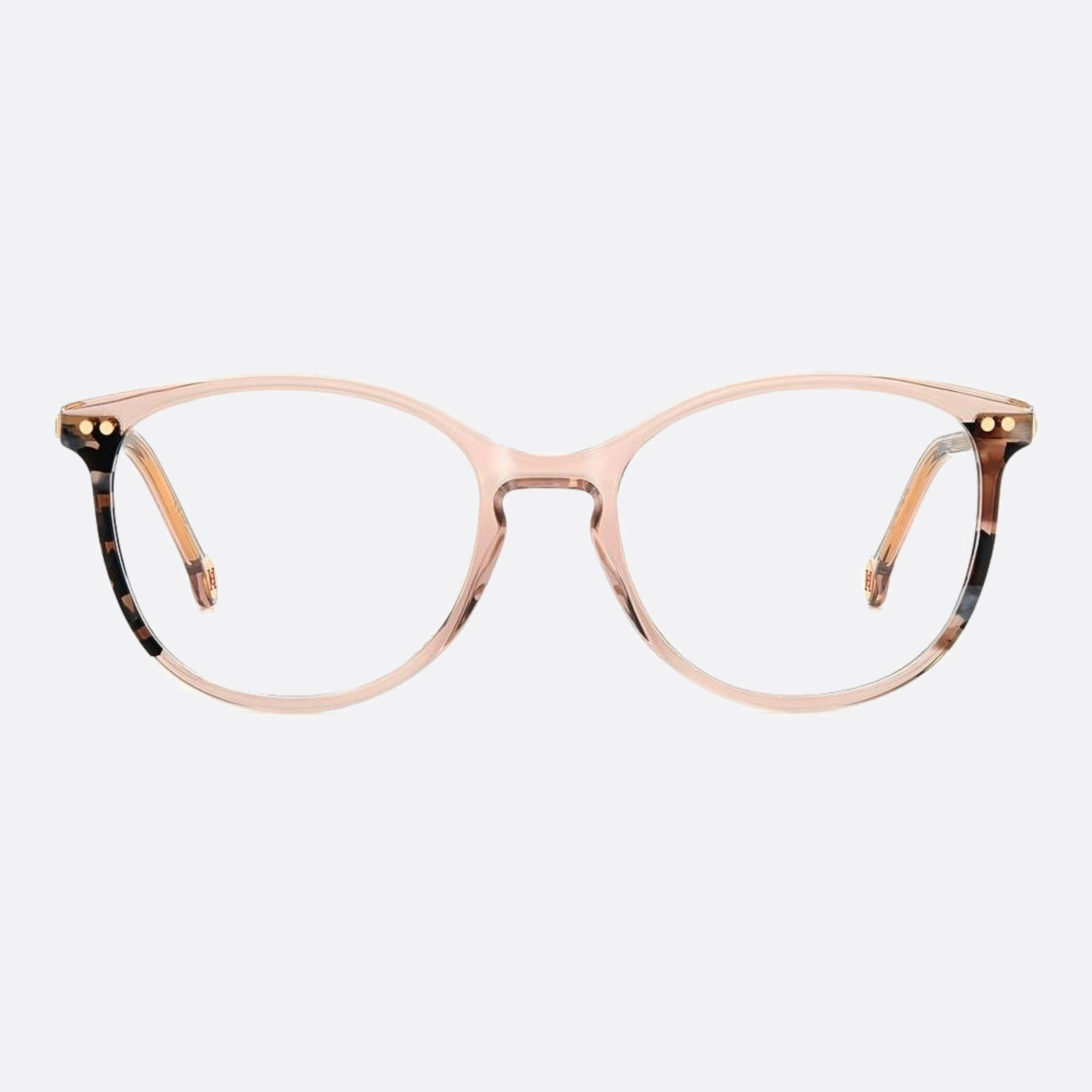 Carolina 53mm Herrera Her L93 Pink Squared Women Eyeglasses - Main View