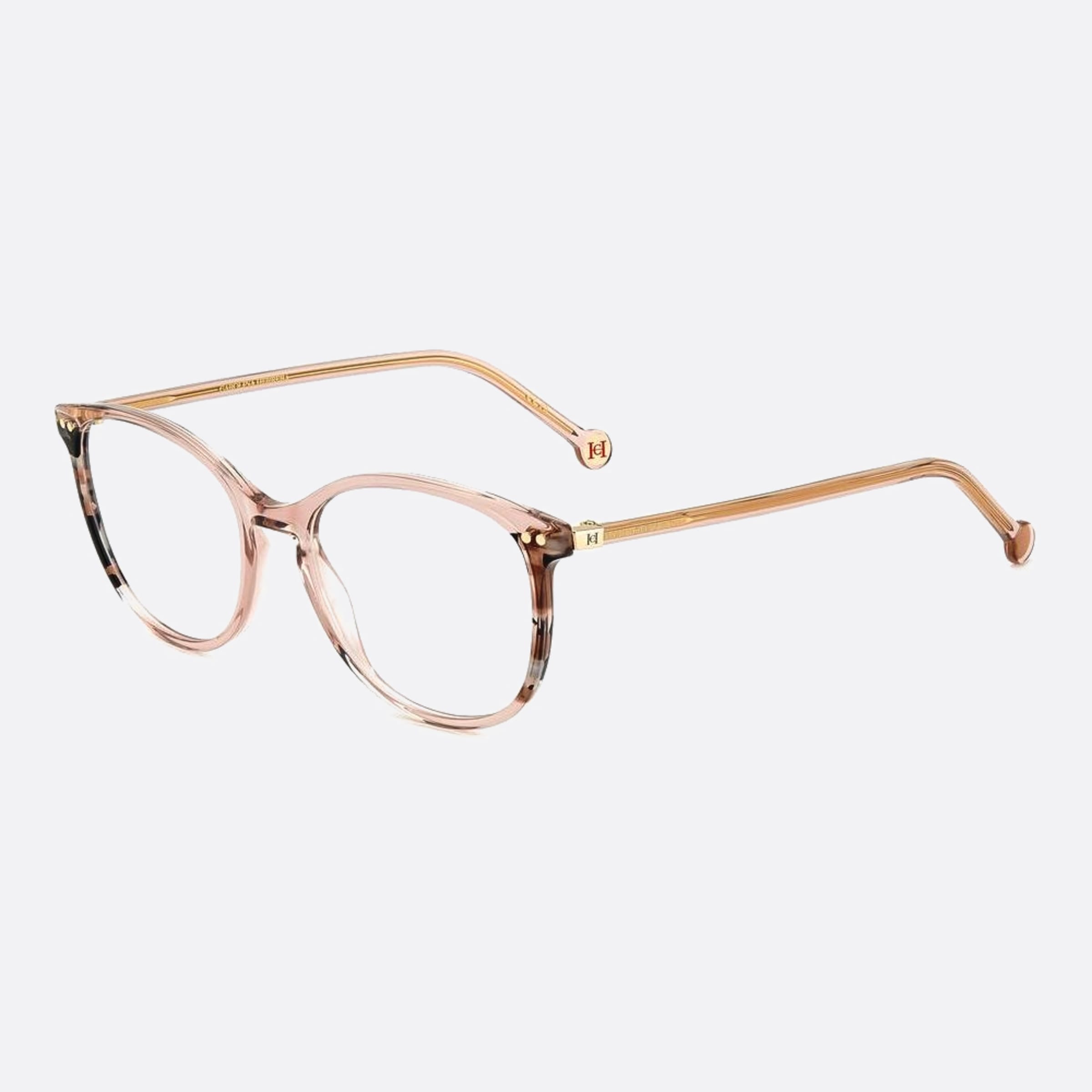 Carolina 53mm Herrera Her L93 Pink Squared Women Eyeglasses - Side View