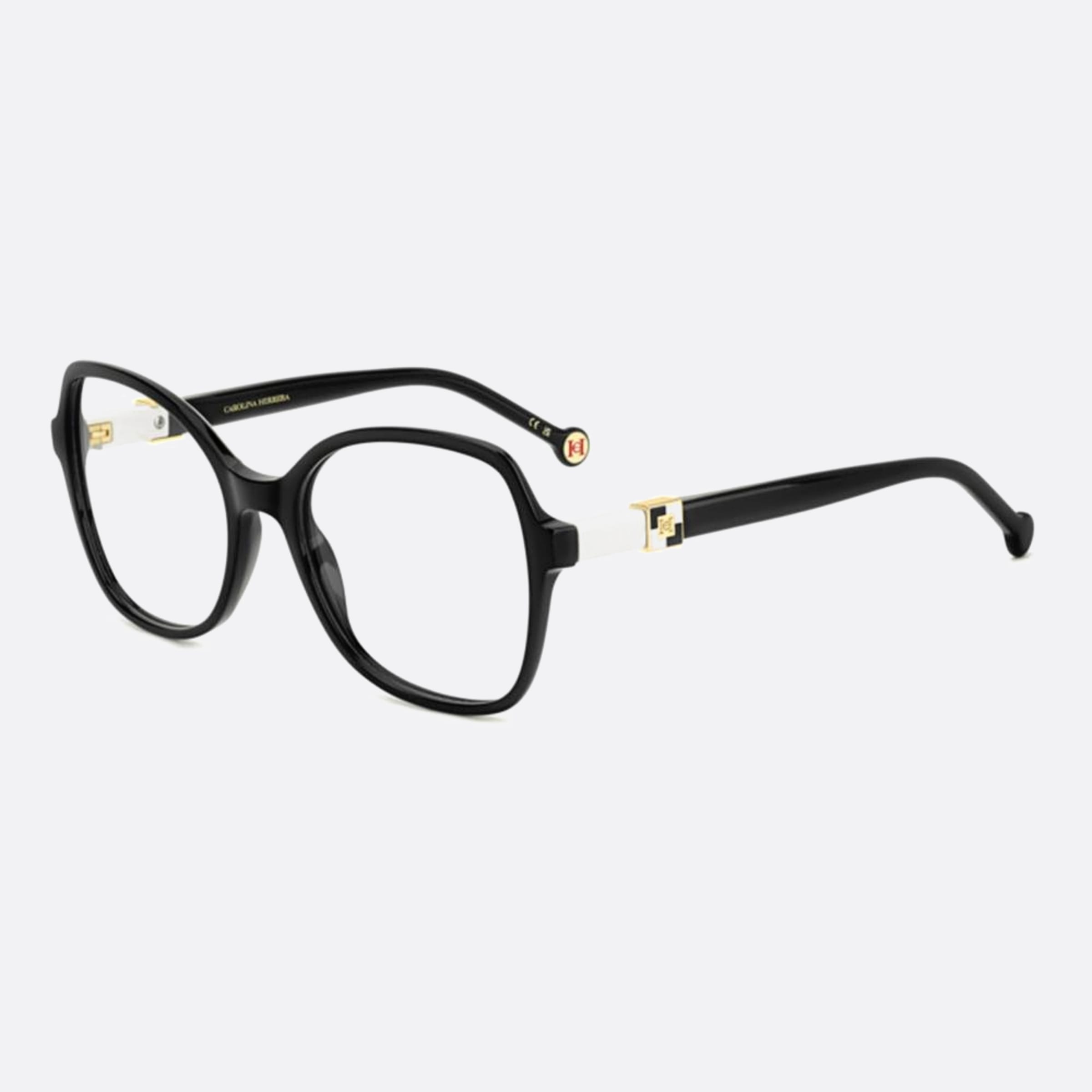 Carolina 54mm Herrera Her Black Butterfly Women Eyeglasses - Side View