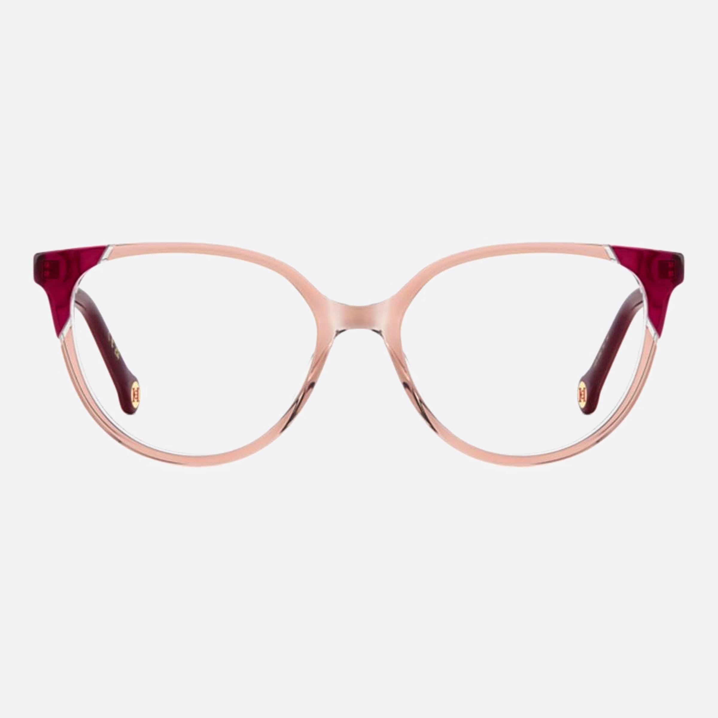 Carolina 53mm Herrera Her 35j Pink Rectangle Women Eyeglasses - Main View
