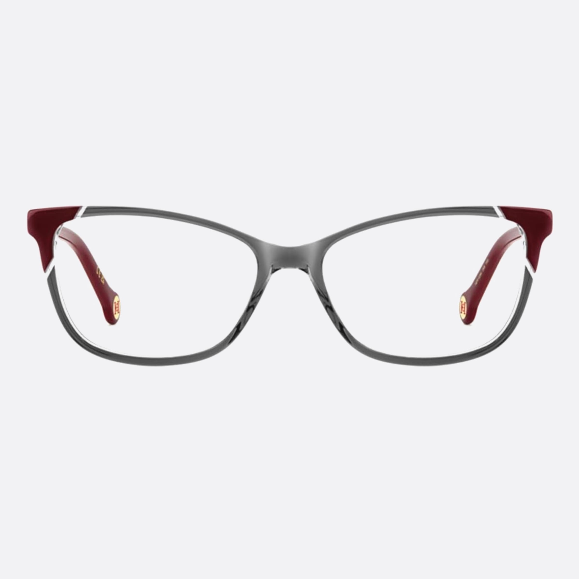 Carolina 55mm Herrera Her Grey Rectangle Women Eyeglasses - Main View