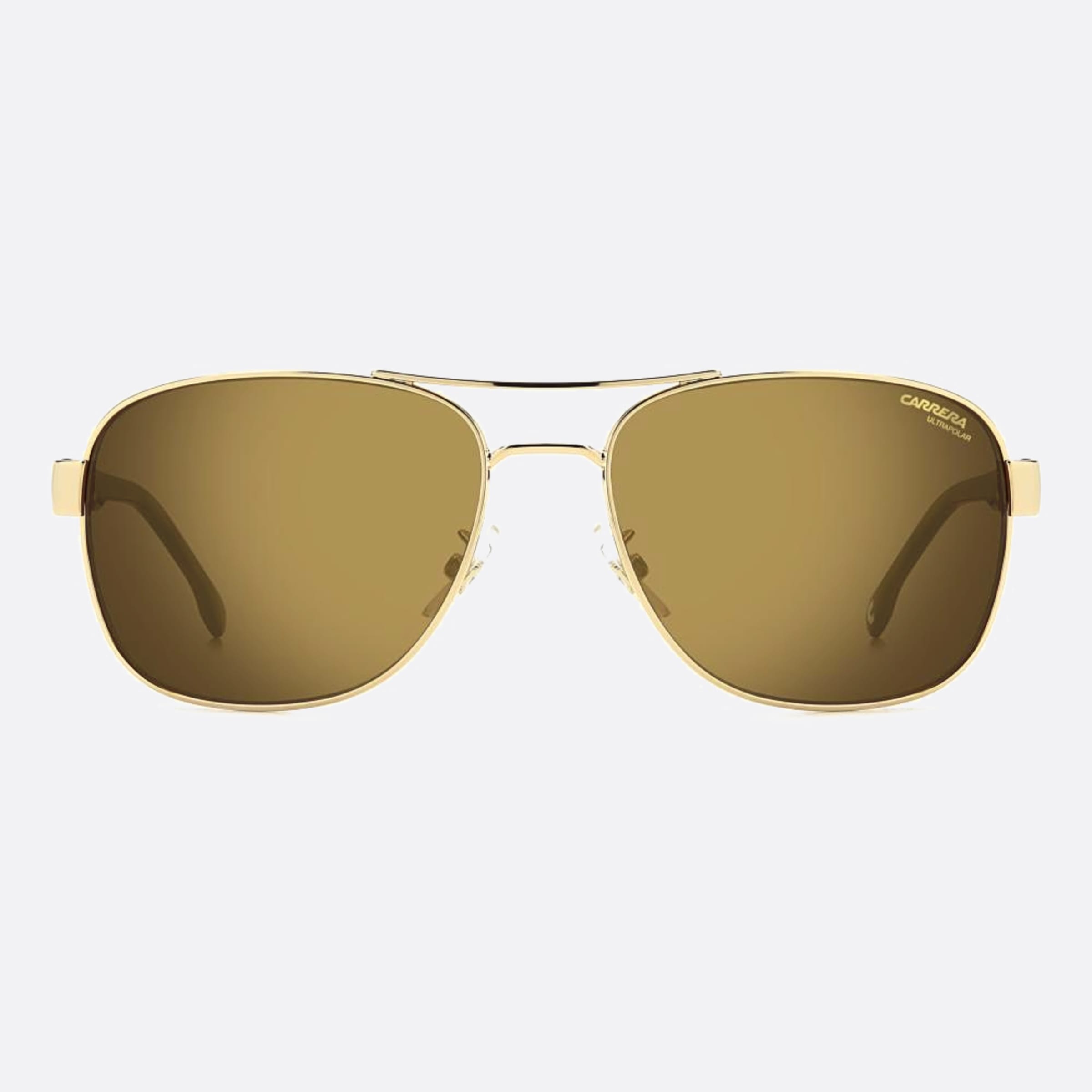 Carrera 60mm Flex J5g Gold Pilot Polarized Men Sunglasses - Main View
