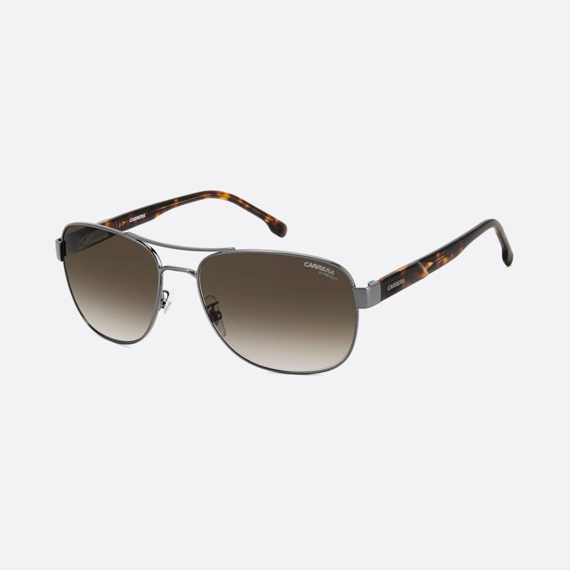 Carrera 60mm Flex Tz2 Ruthenium Pilot Men Sunglasses - Side View