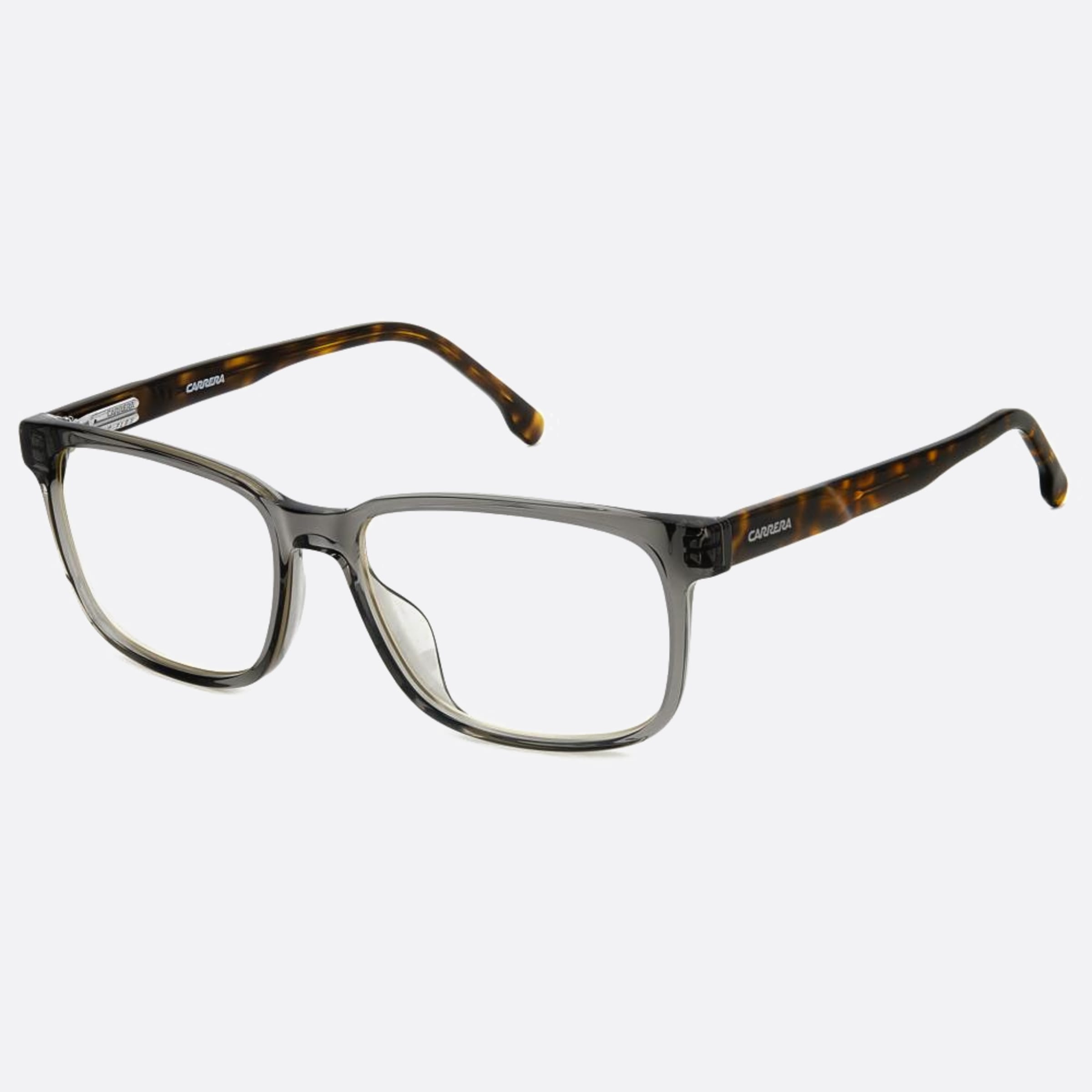 Carrera 55mm Flex Kb7 Grey Rectangle Men Eyeglasses - Side View