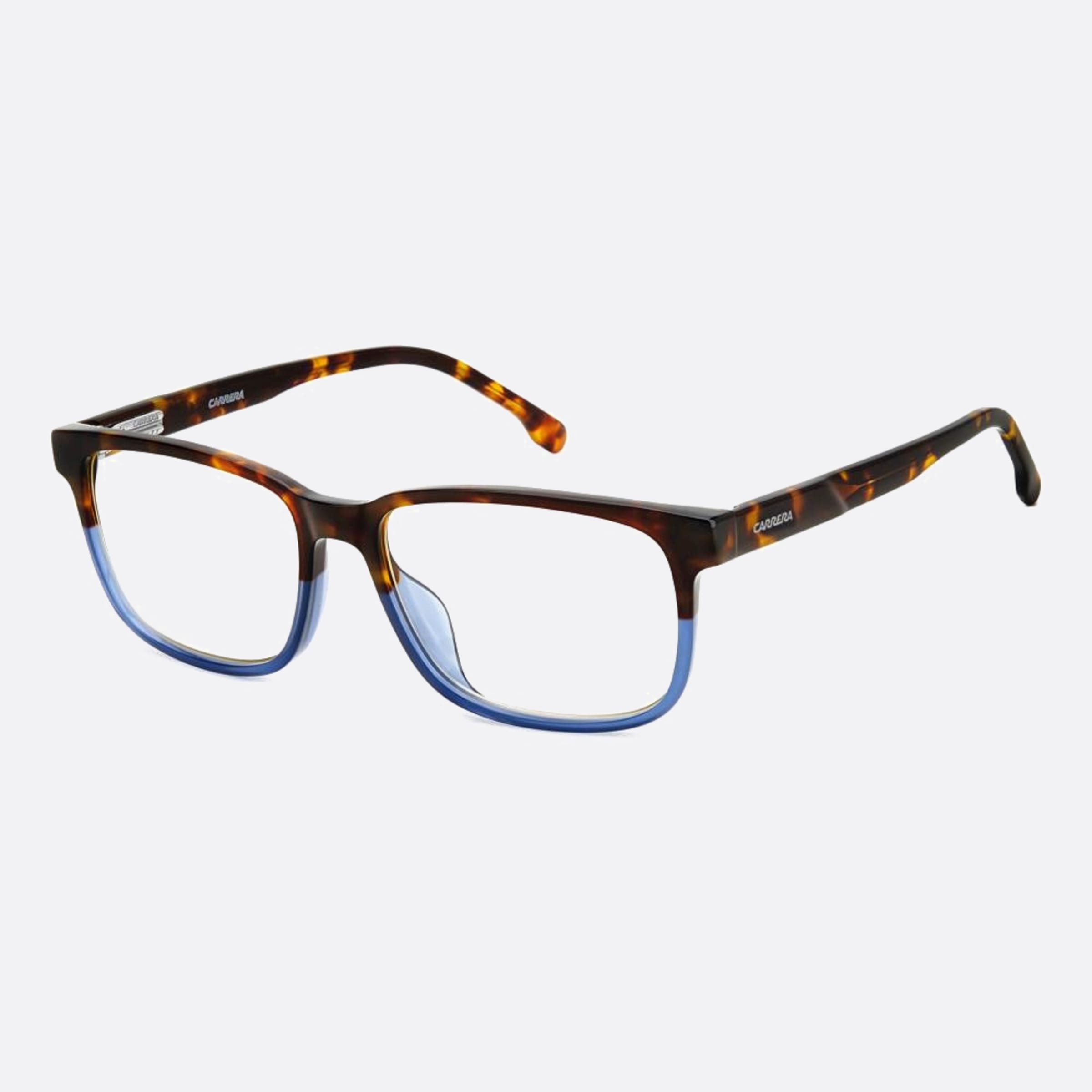 Carrera 55mm Flex Wr9 Havana Rectangle Men Eyeglasses - Side View