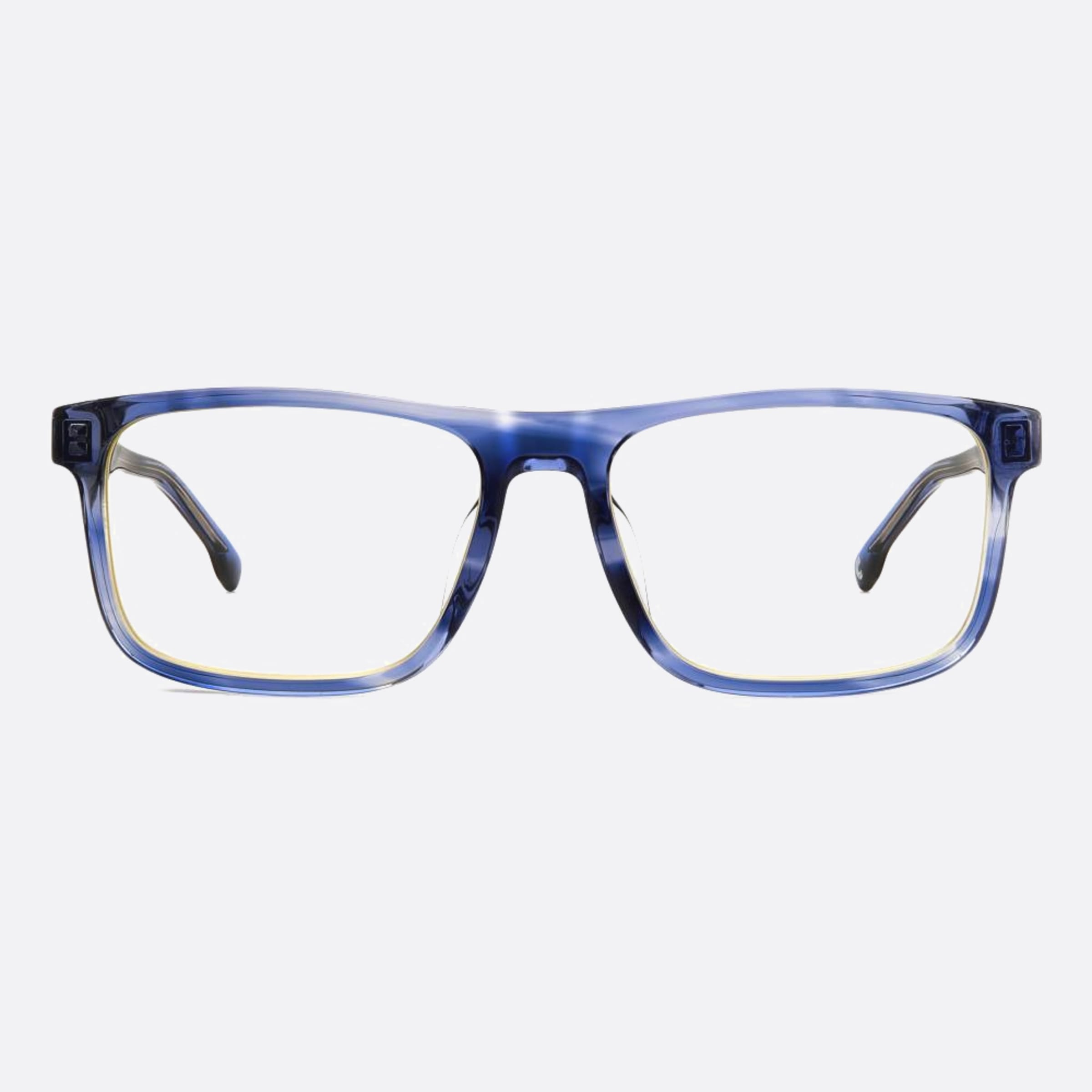 Carrera 55mm Flex 38i Blue Rectangle Men Eyeglasses - Main View
