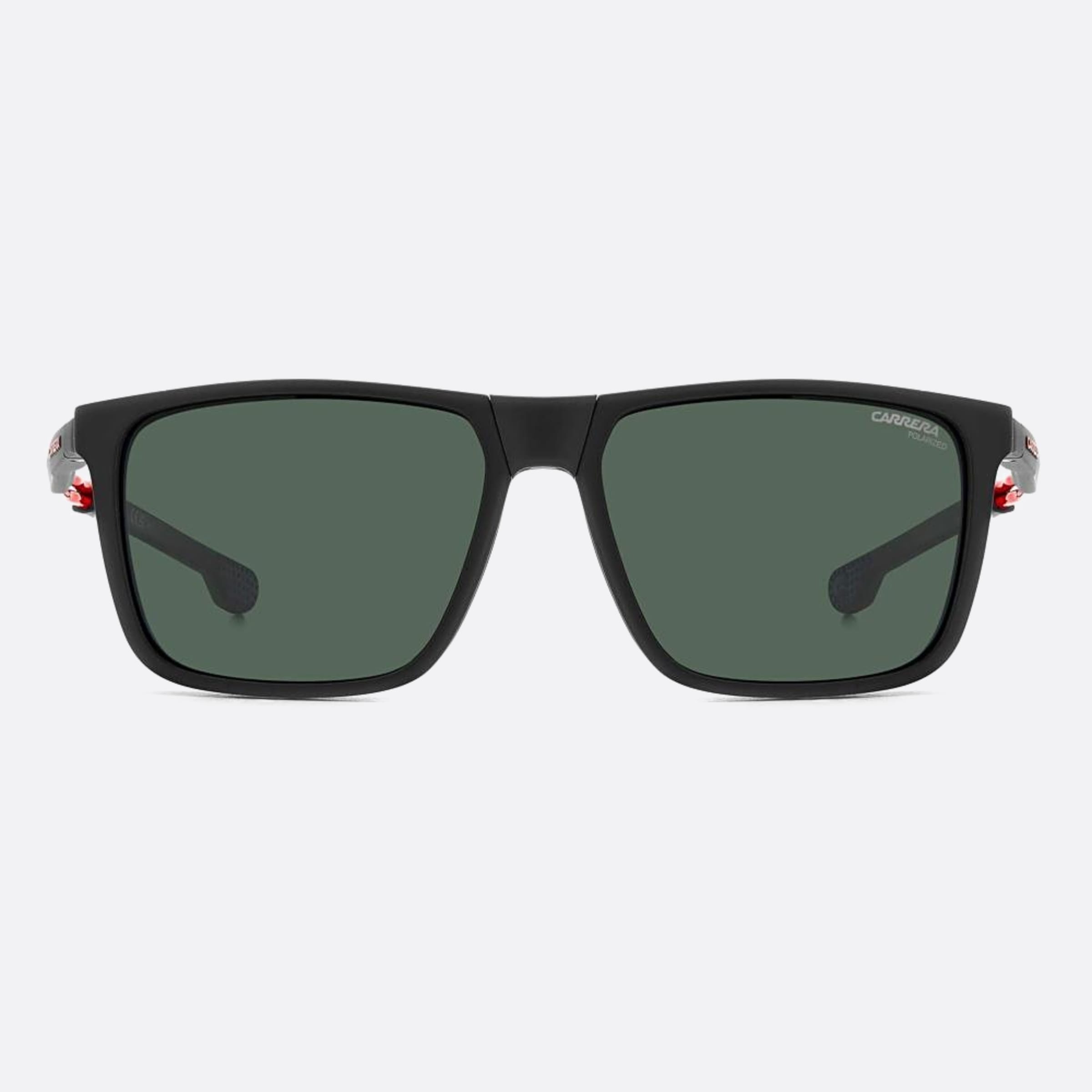 Carrera 56mm Blx Black Rectangle Polarized Men Sunglasses - Main View