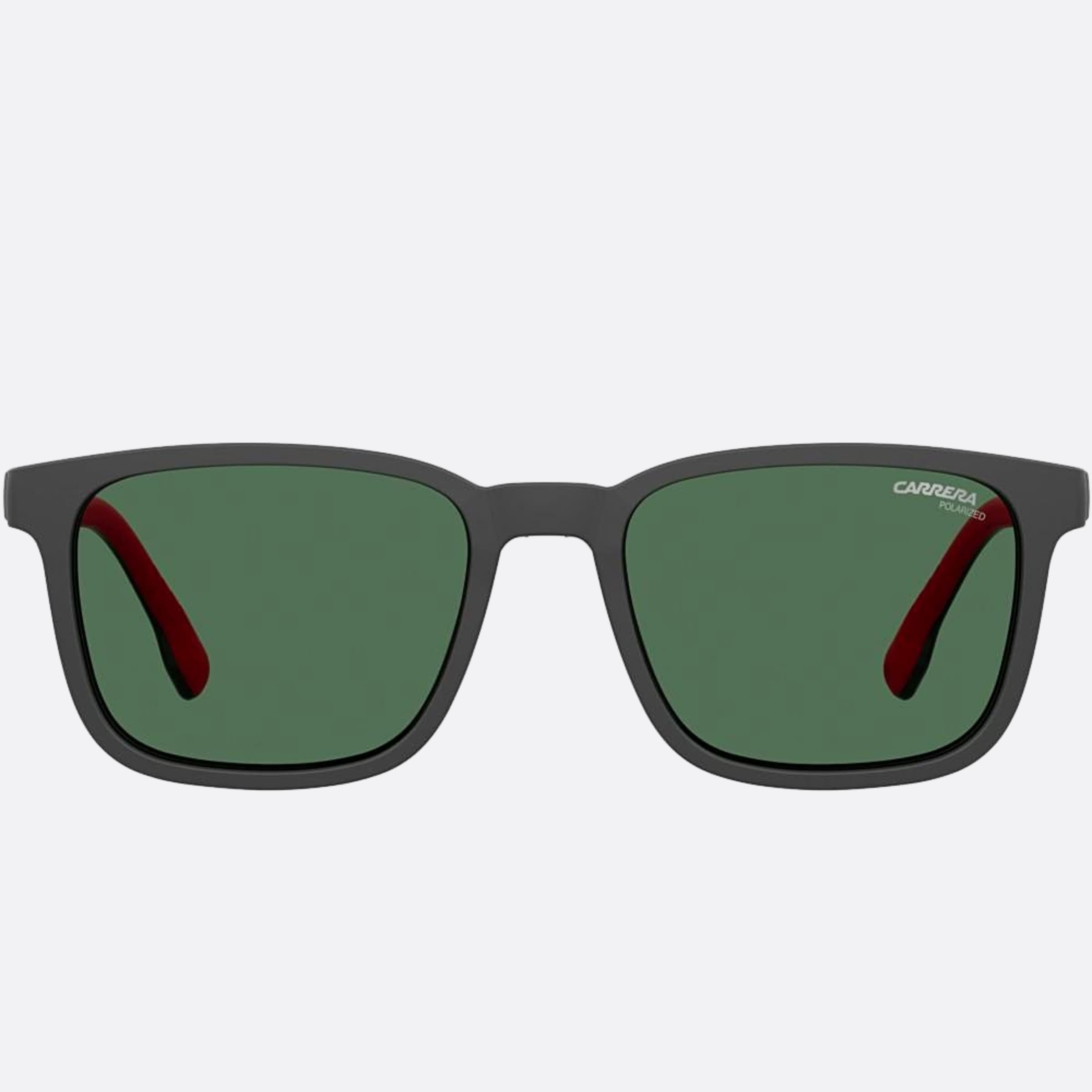 Carrera 53mm Black Squared Polarized Men Sunglasses - Main View