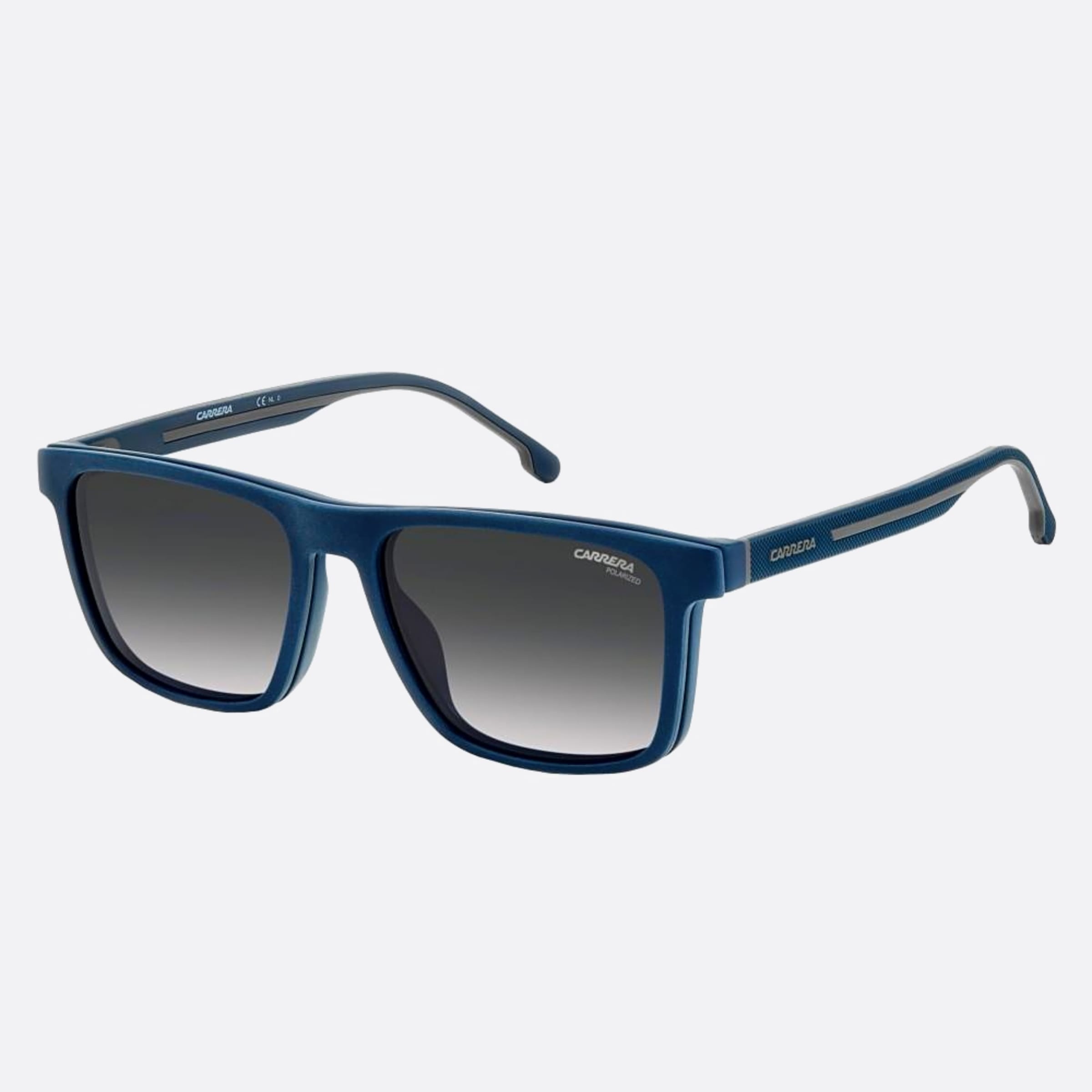 Carrera 55mm Ca8061 4nz Blue Squared Polarized Men Sunglasses - Side View