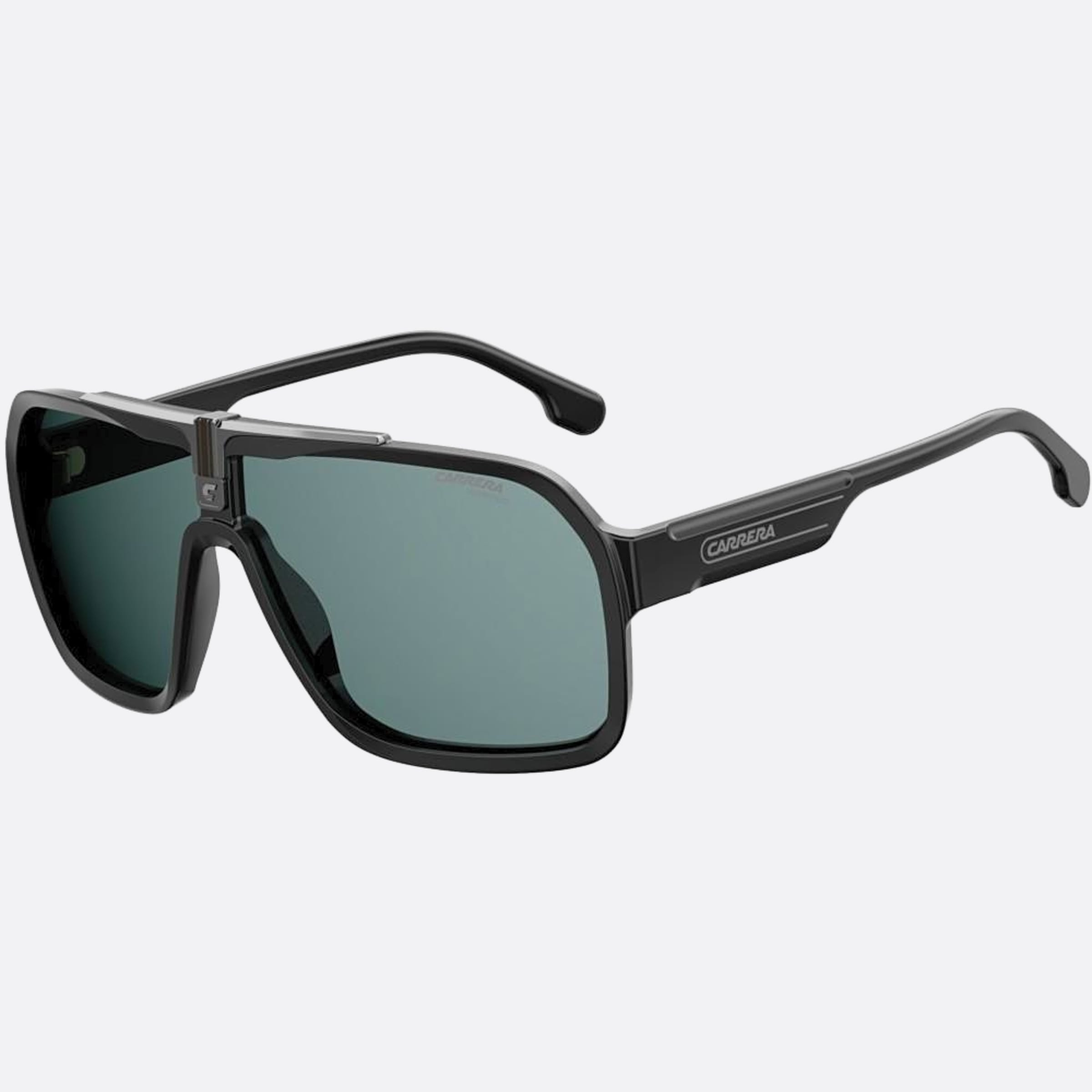 Carrera 64mm Carrera Black Shield Men Sunglasses - Side View