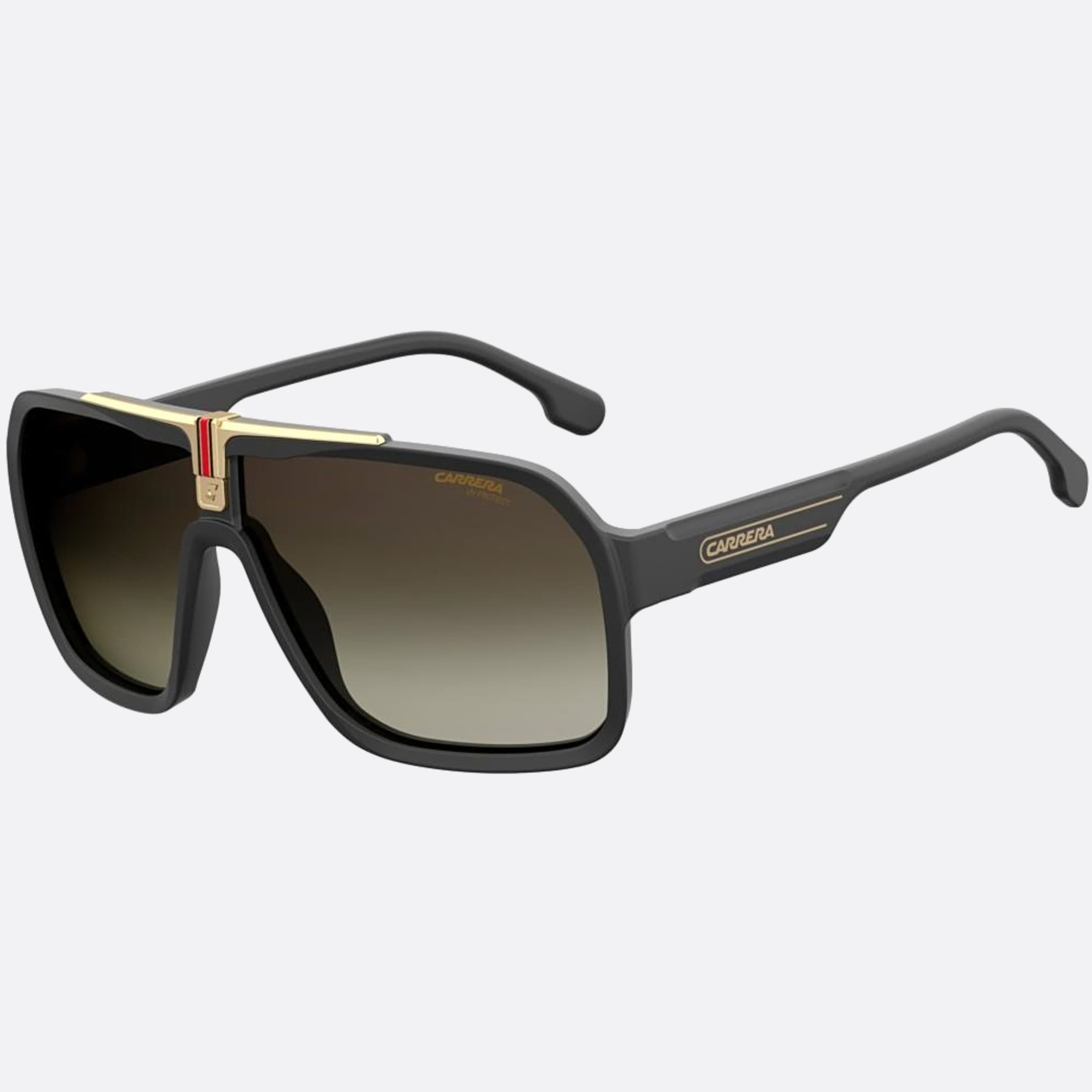 Carrera 64mm Carrera Black Shield Men Sunglasses - Side View