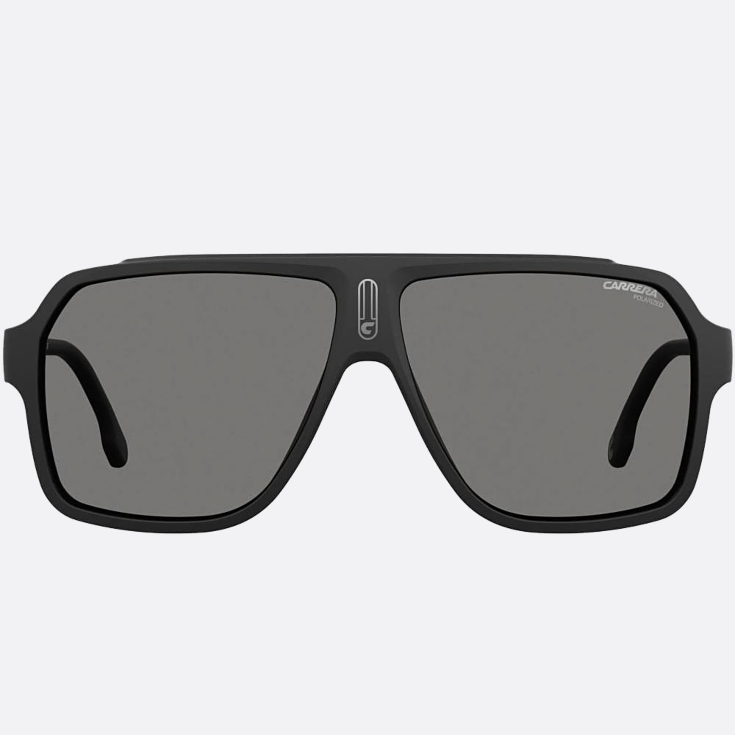 Carrera 62mm Carrera Black Pilot Polarized Men Sunglasses - Main View