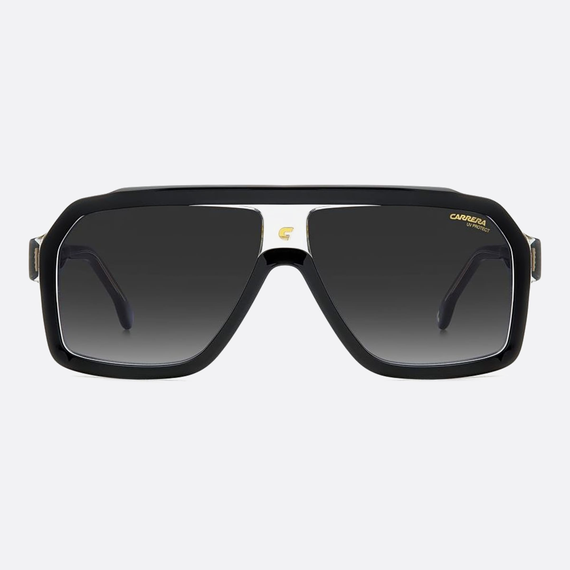 Carrera 60mm Carrera 08a Black Squared Men Sunglasses - Main View
