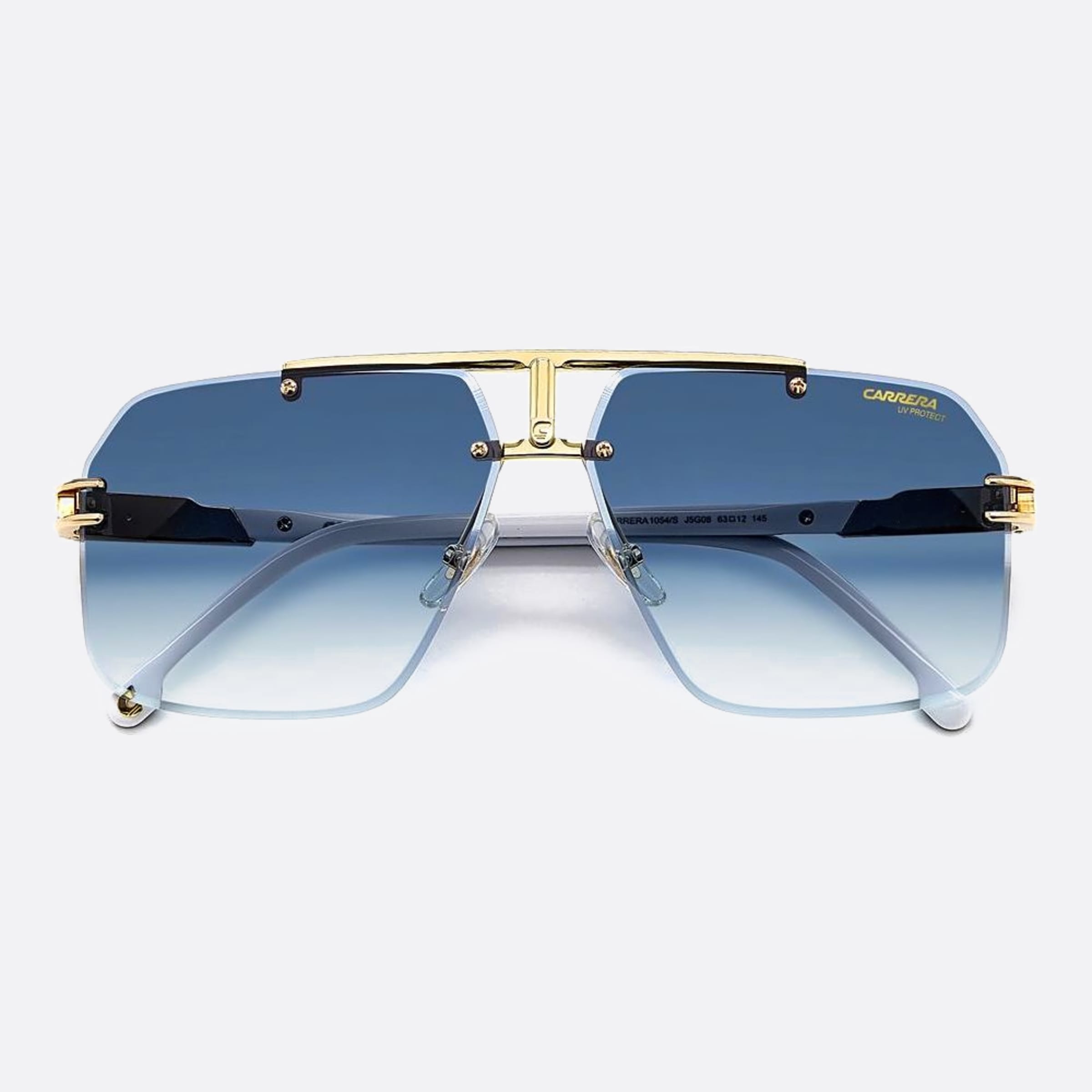Carrera 63mm Carrera J5g Gold Squared Men Sunglasses - Lifestyle Shot