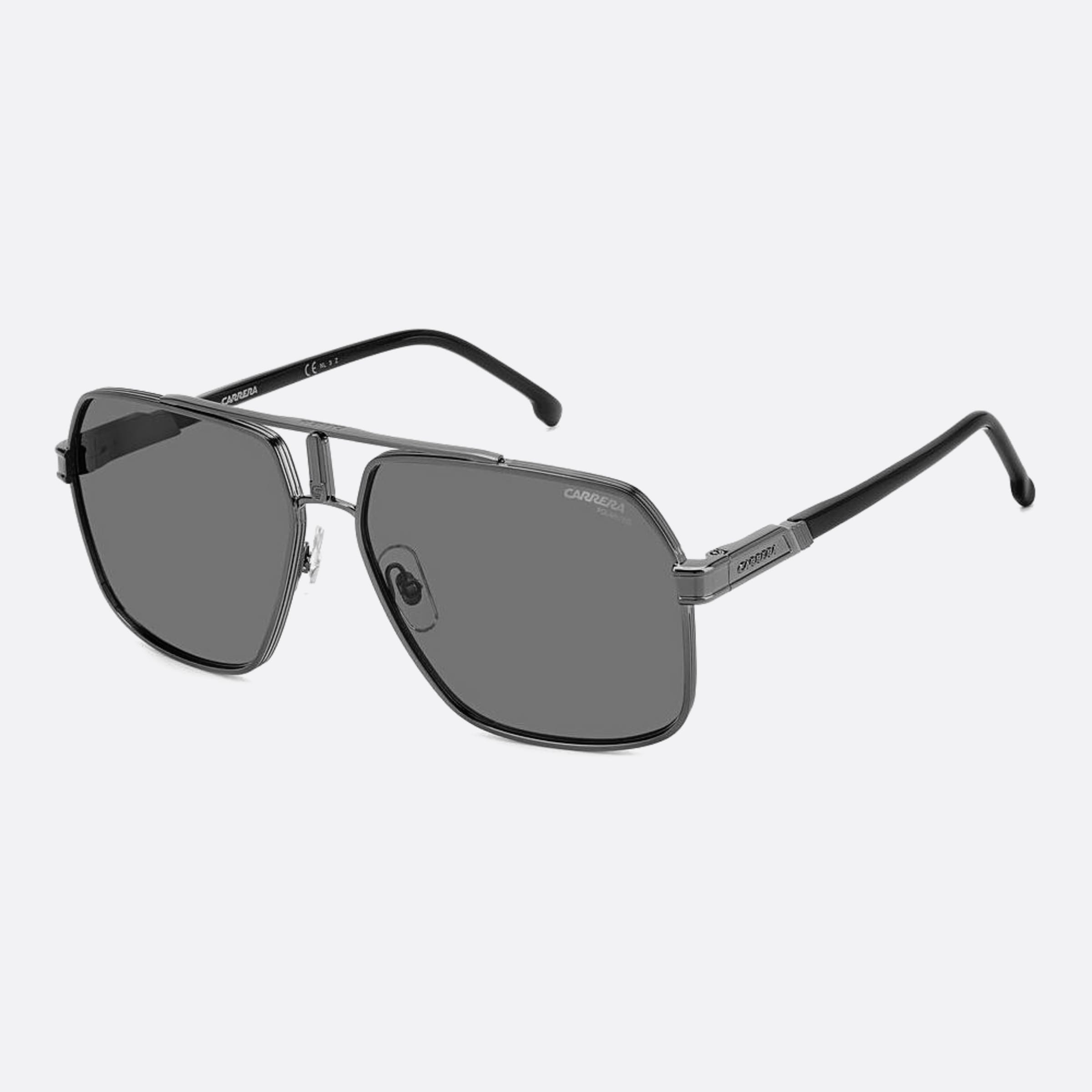 Carrera 62mm Carrera V81 Ruthenium Squared Men Sunglasses - Side View