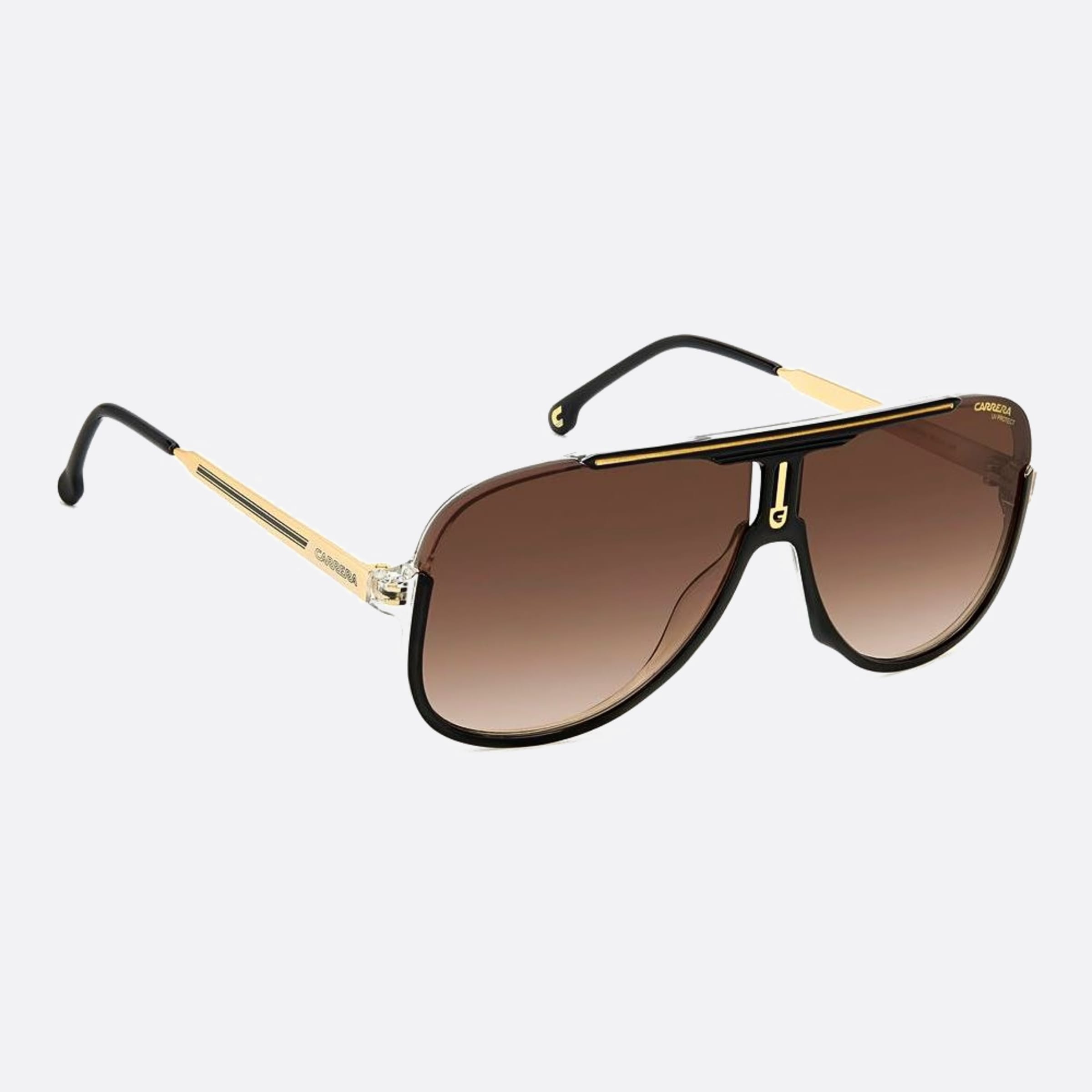 Carrera 64mm Carrera 2m2 Black Pilot Men Sunglasses - Lifestyle Shot