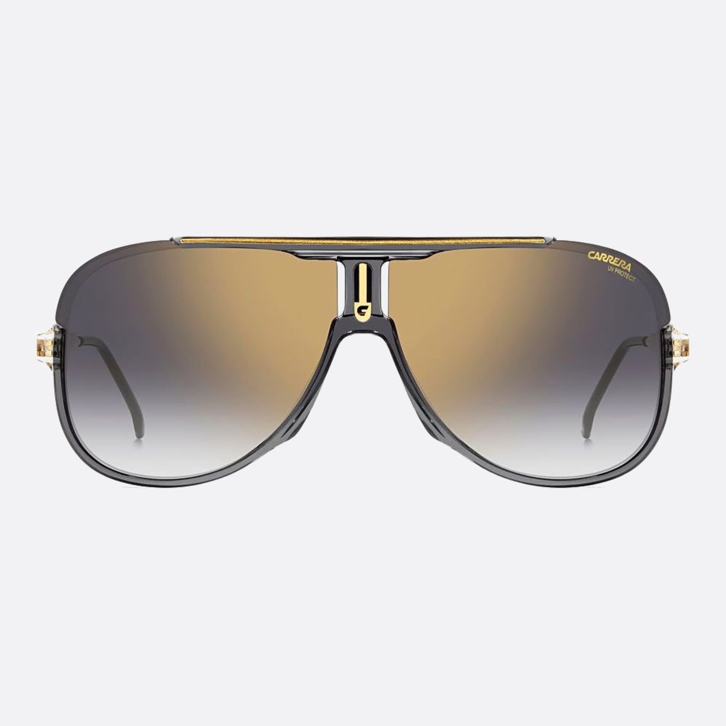 Carrera 64mm Carrera Kb7 Grey Pilot Men Sunglasses - Main View