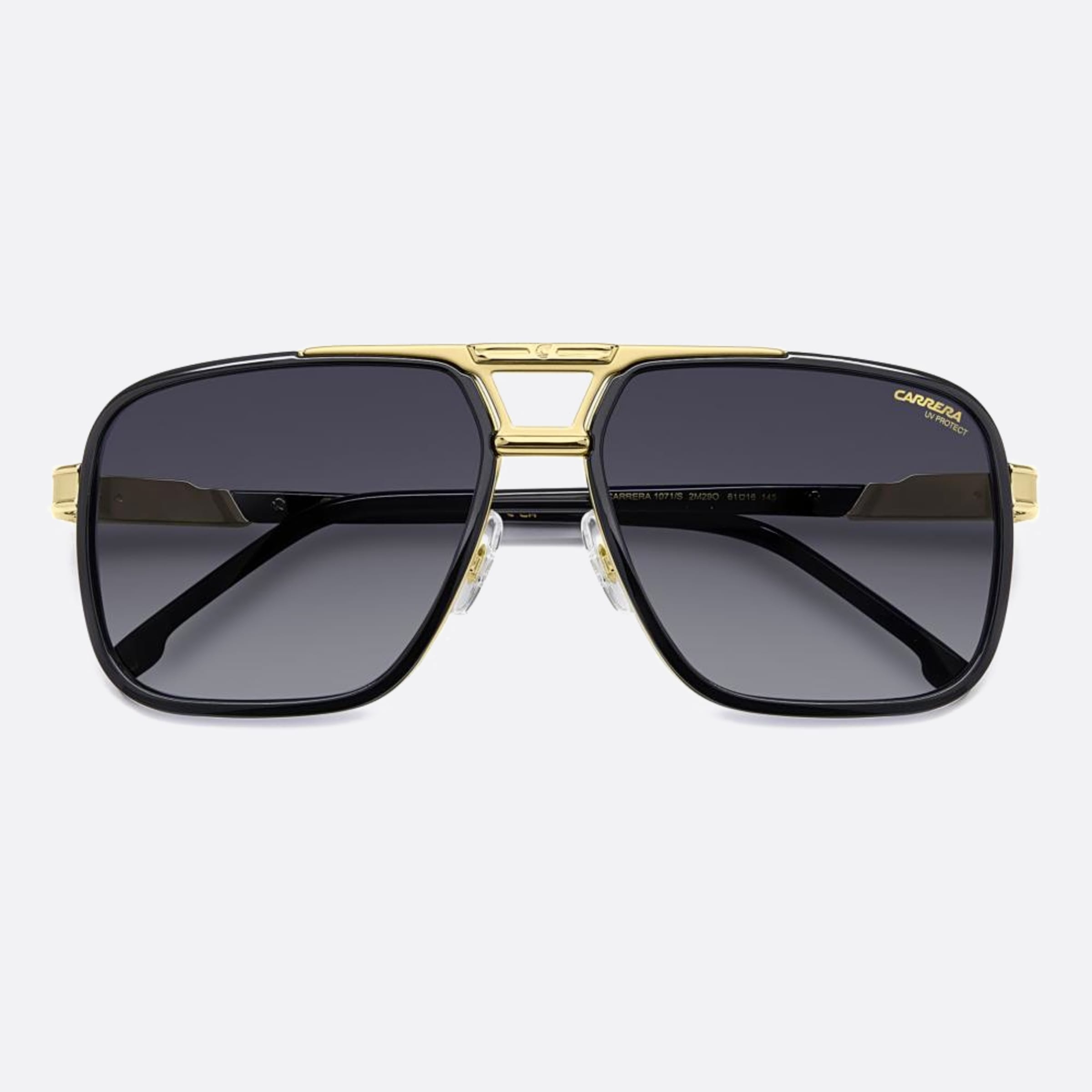 Carrera 61mm Carrera 2m2 Black Pilot Men Sunglasses - Main View