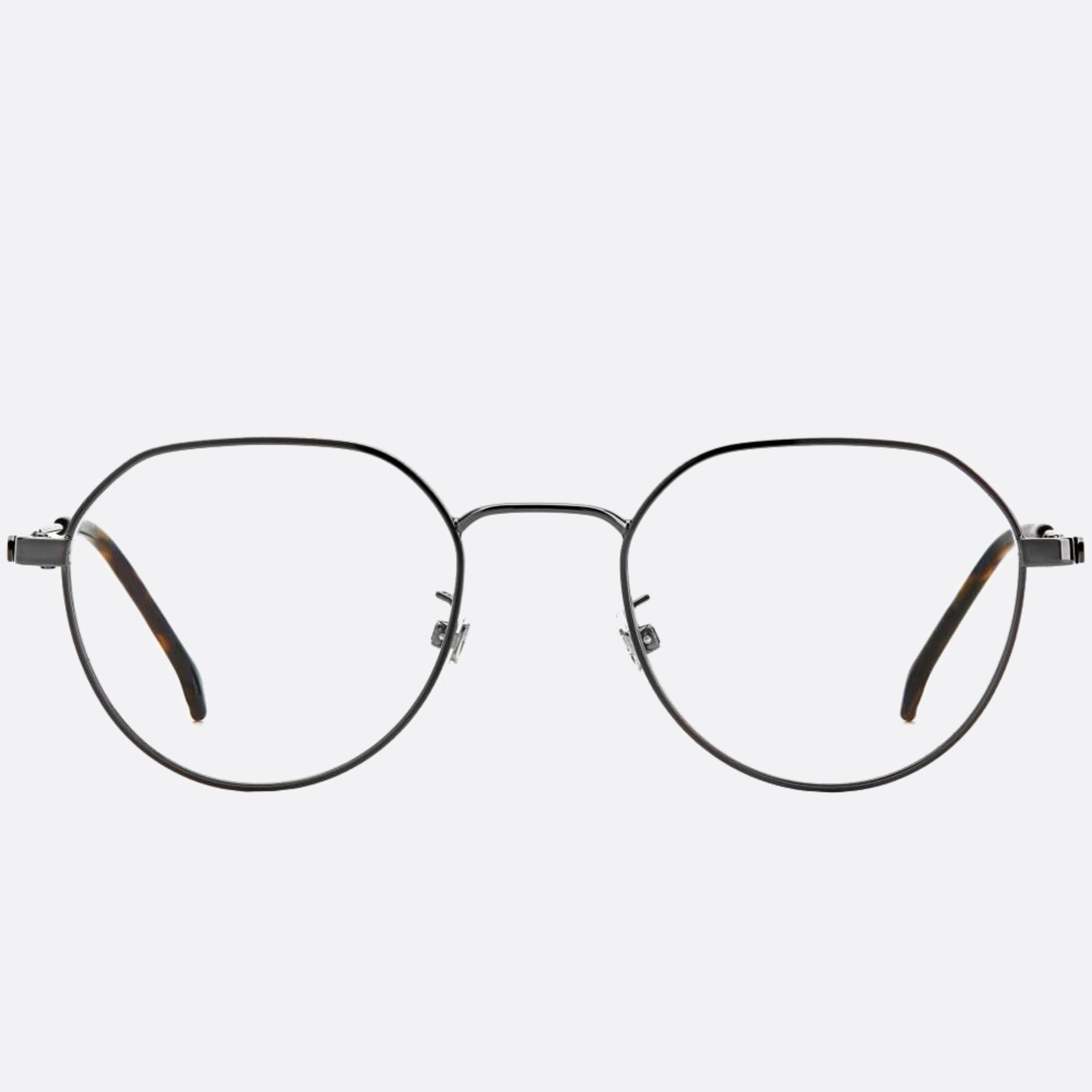 Carrera 49mm Carrera V81 Black Round Unisex Eyeglasses - Main View